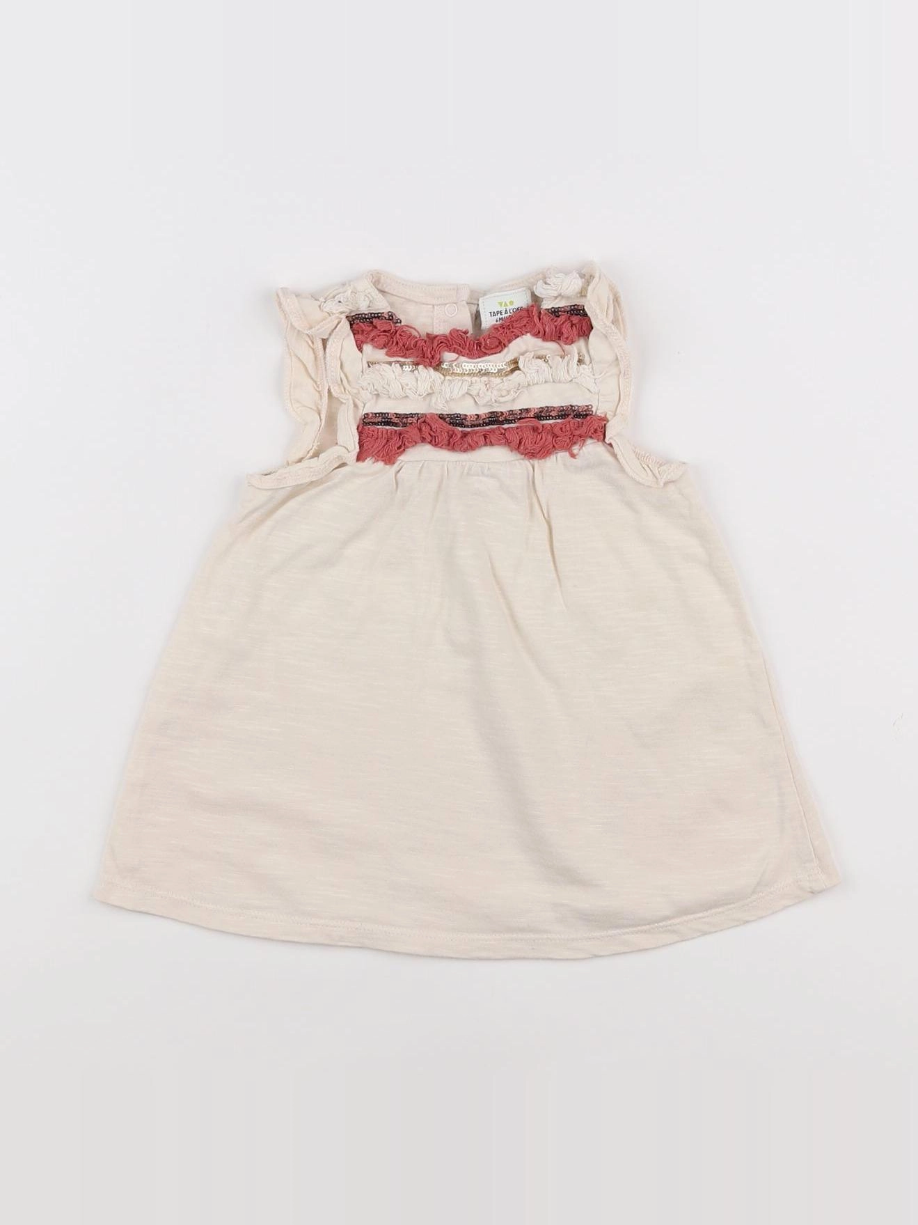 Tape à l'oeil - robe rose - 6 mois