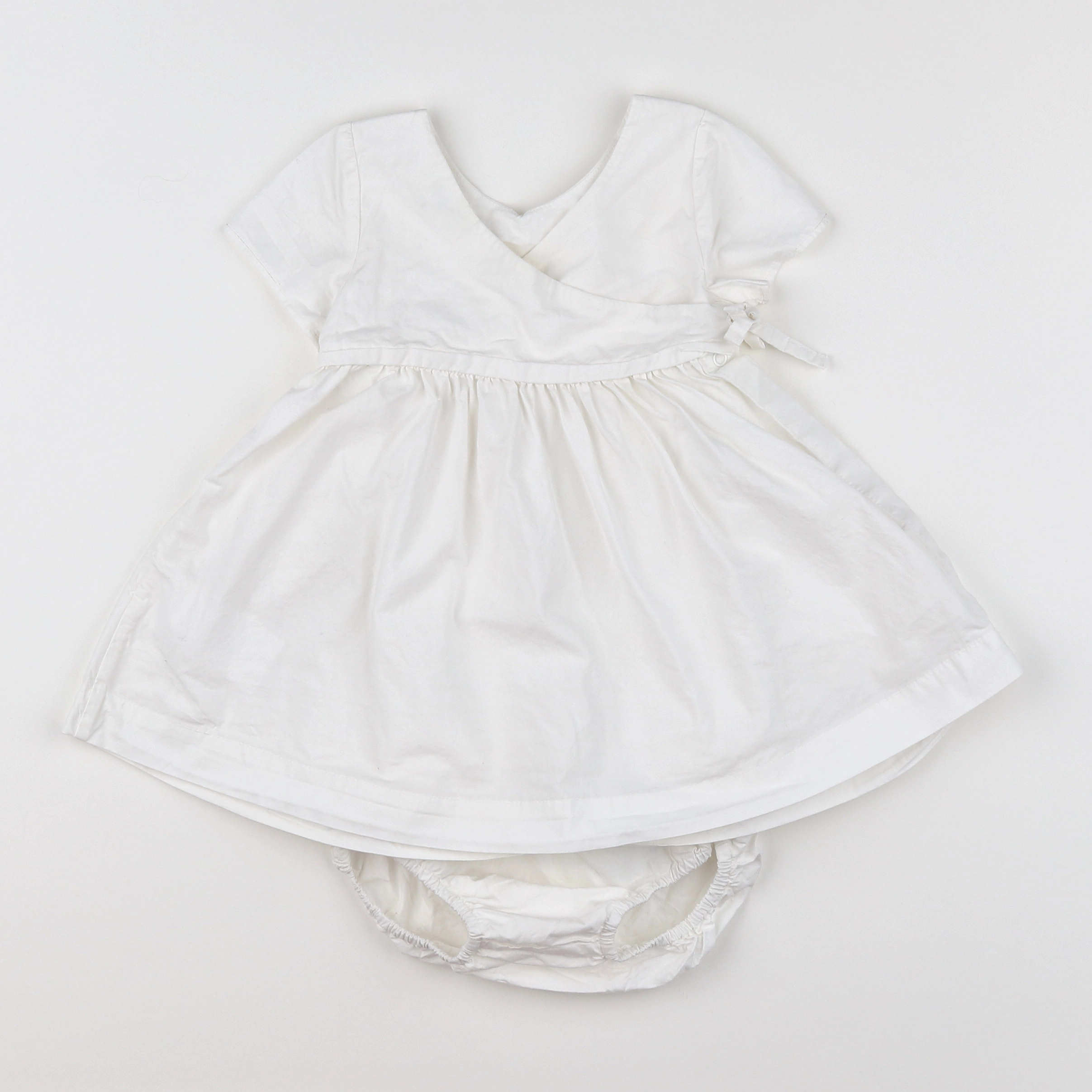 Absorba - robe blanc - 9 mois