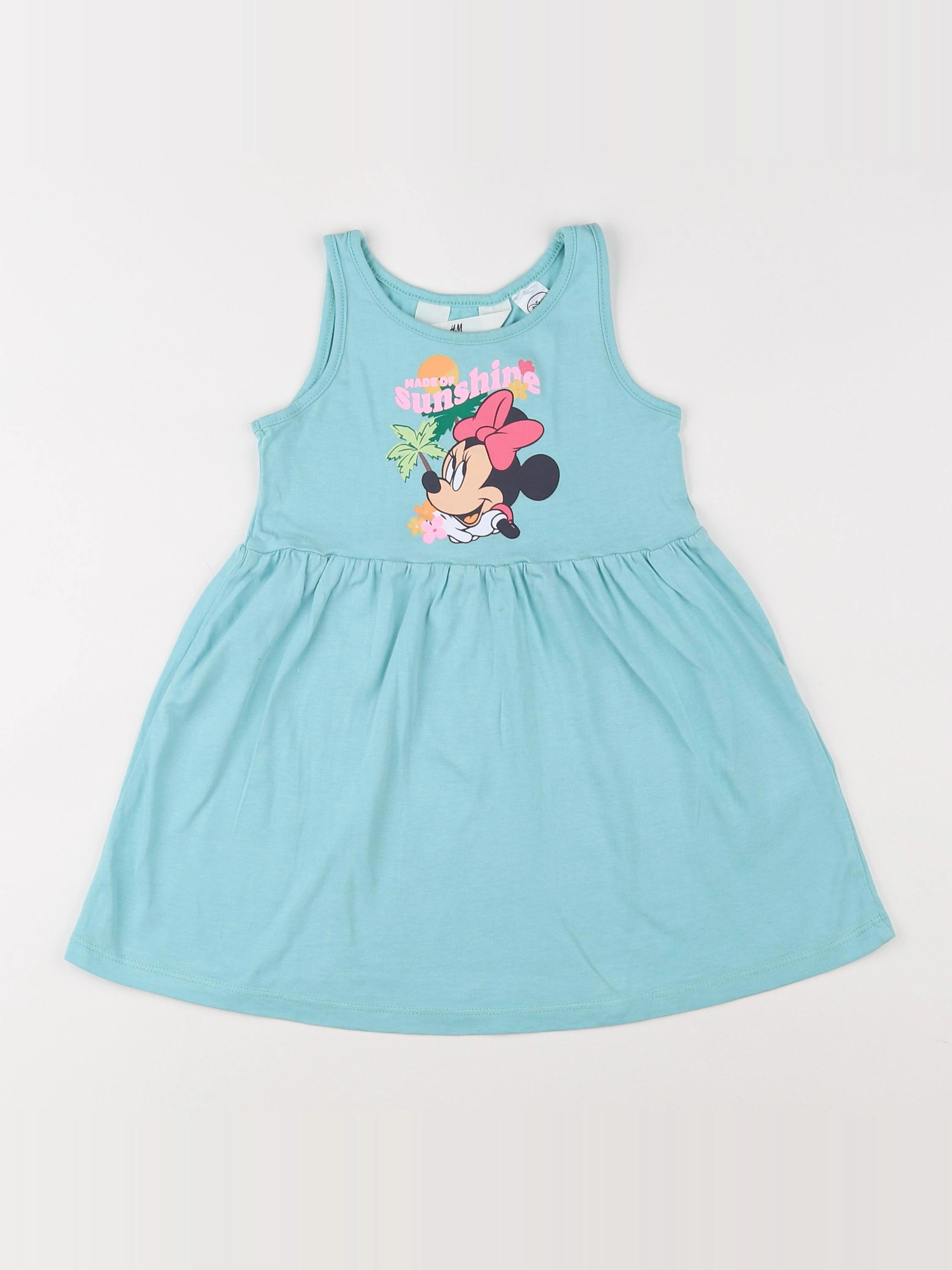H&M - robe bleu - 18 mois à 2 ans