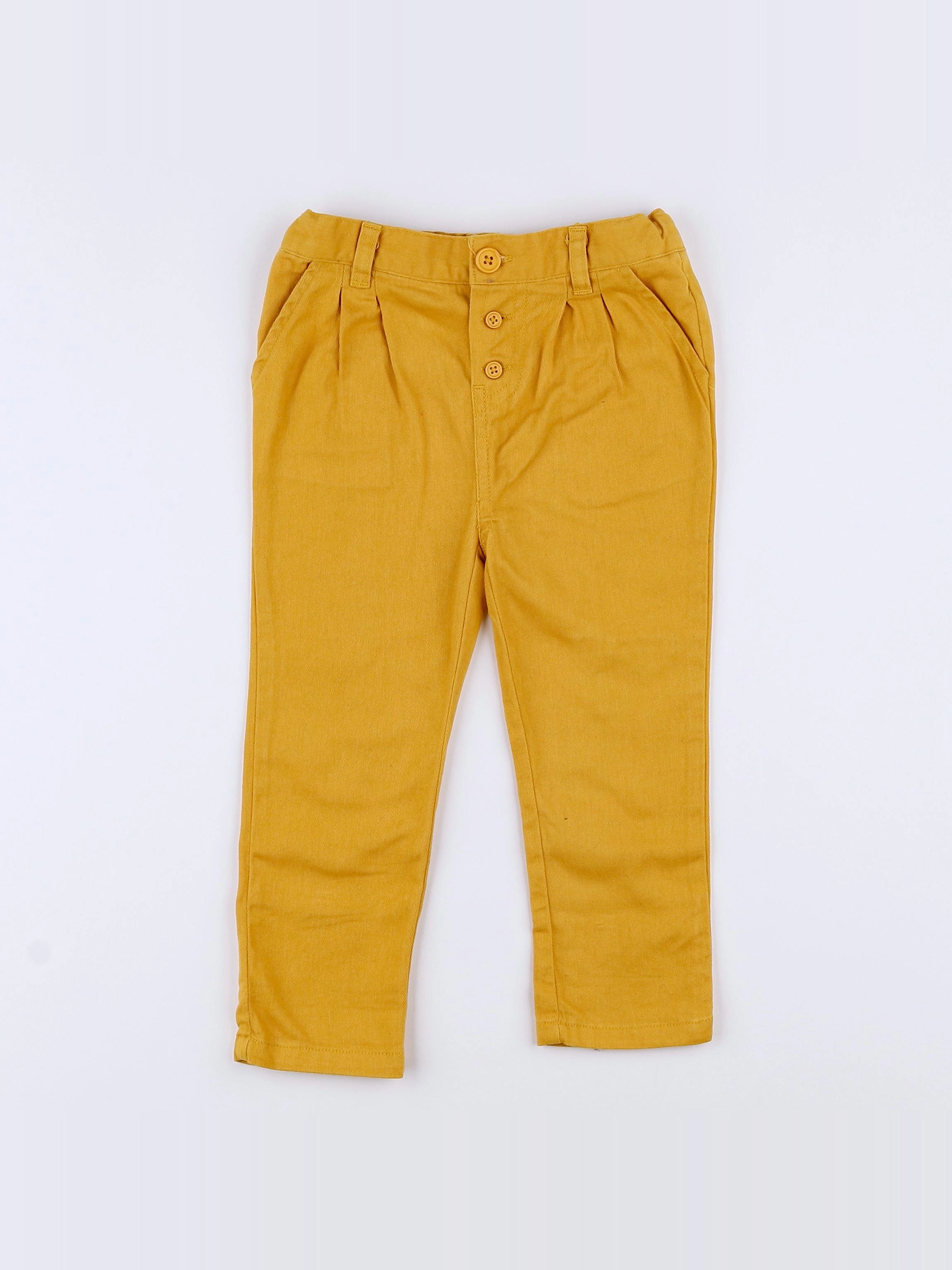 La Redoute - pantalon jaune - 18 mois