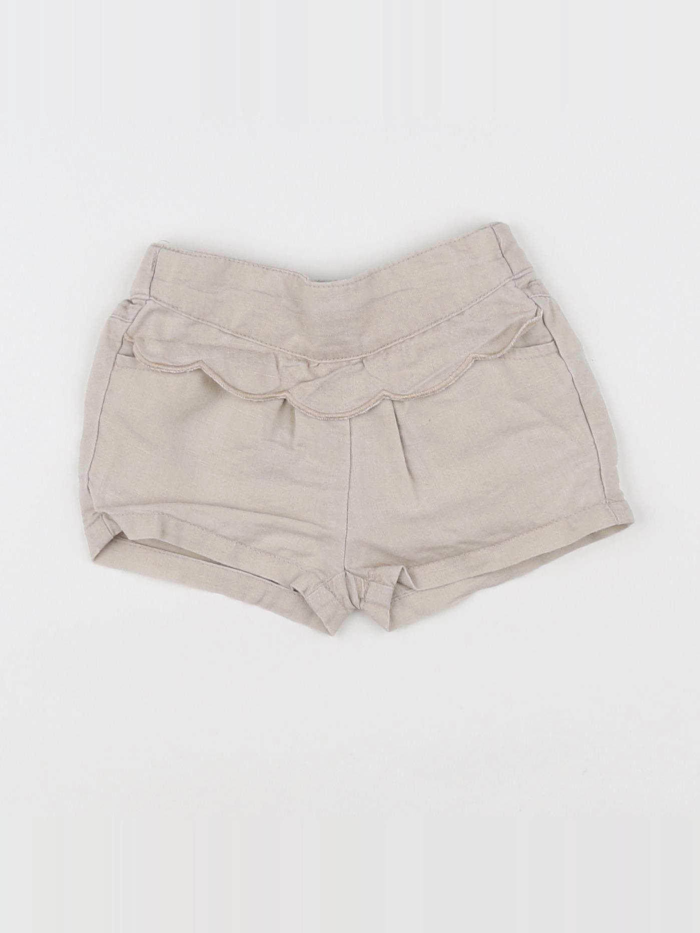 Tape à l'oeil - short beige - 6 mois