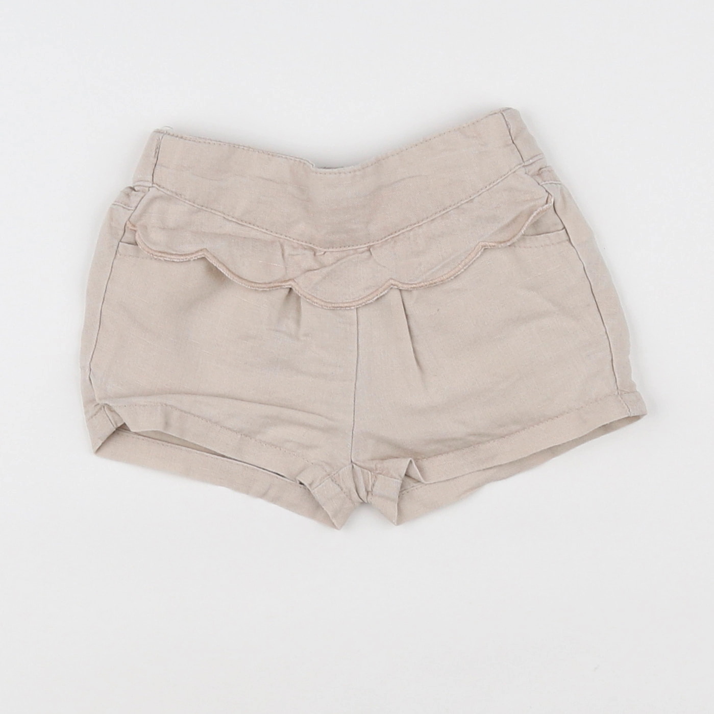 Tape à l'oeil - short beige - 6 mois