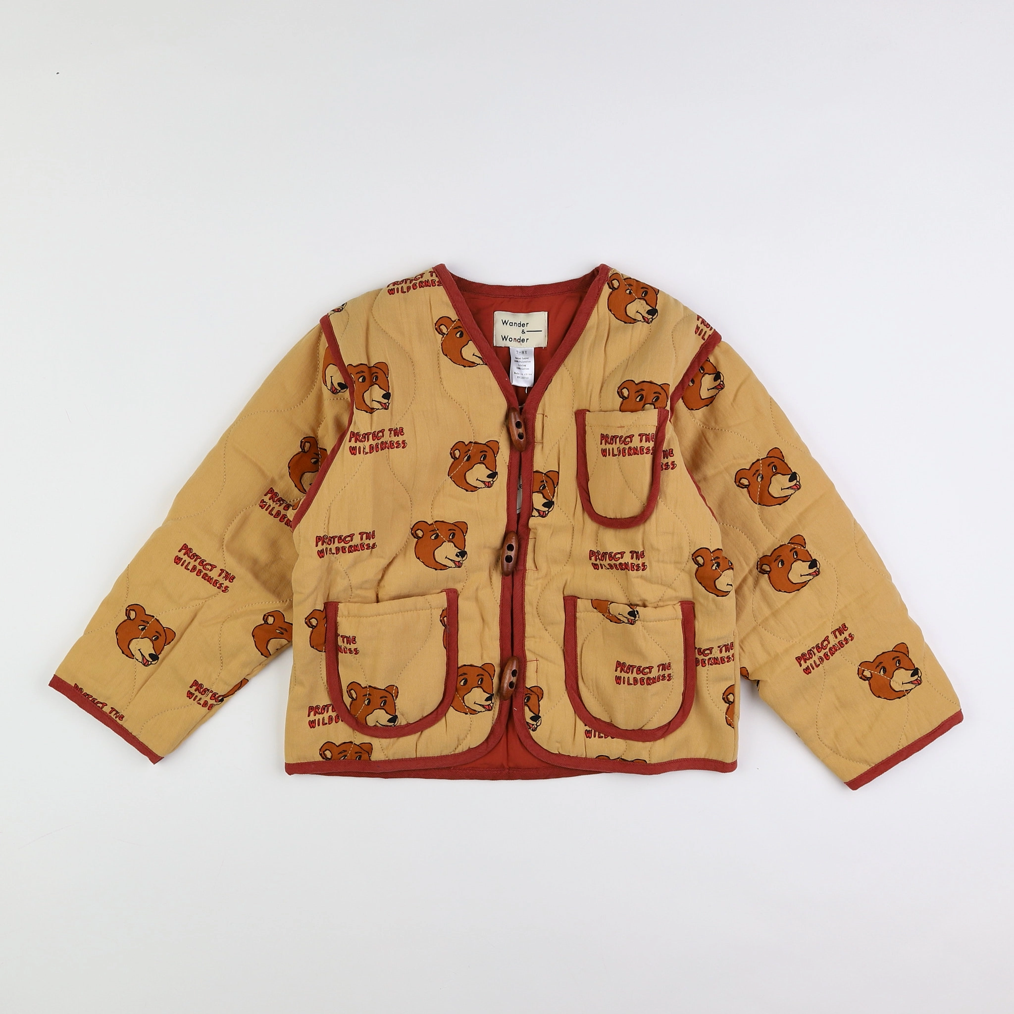 Wander & Wonder - veste beige (neuf) - 11/12 ans