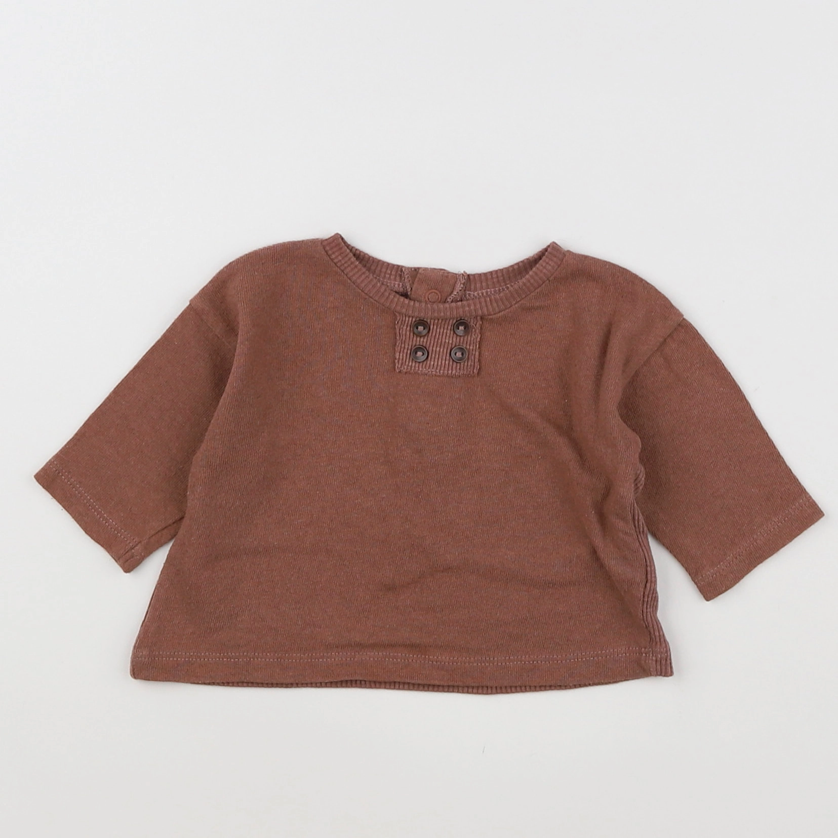 Play Up - tee-shirt marron - 1 mois