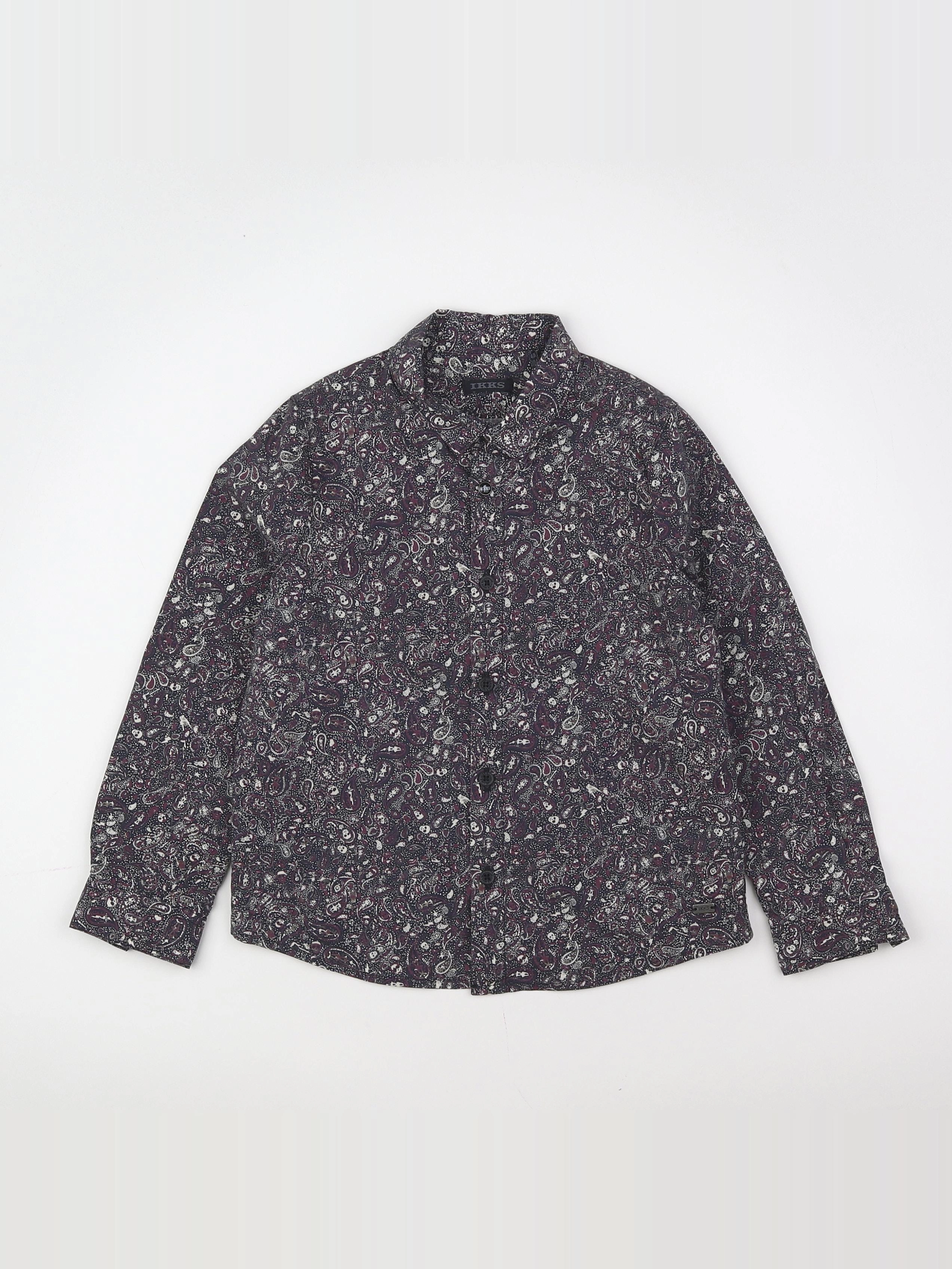 IKKS - chemise violet, noir - 4 ans