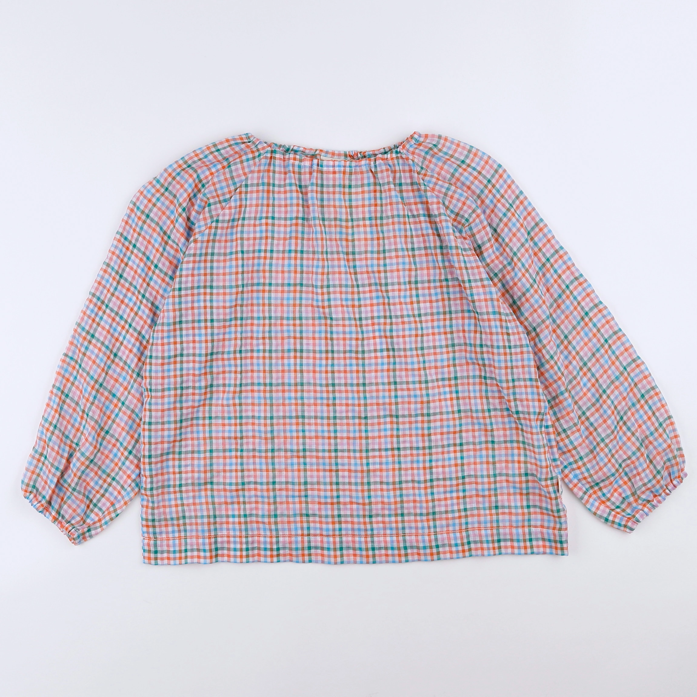 Les Marsiens - blouse multicolore (neuf) - 8 ans