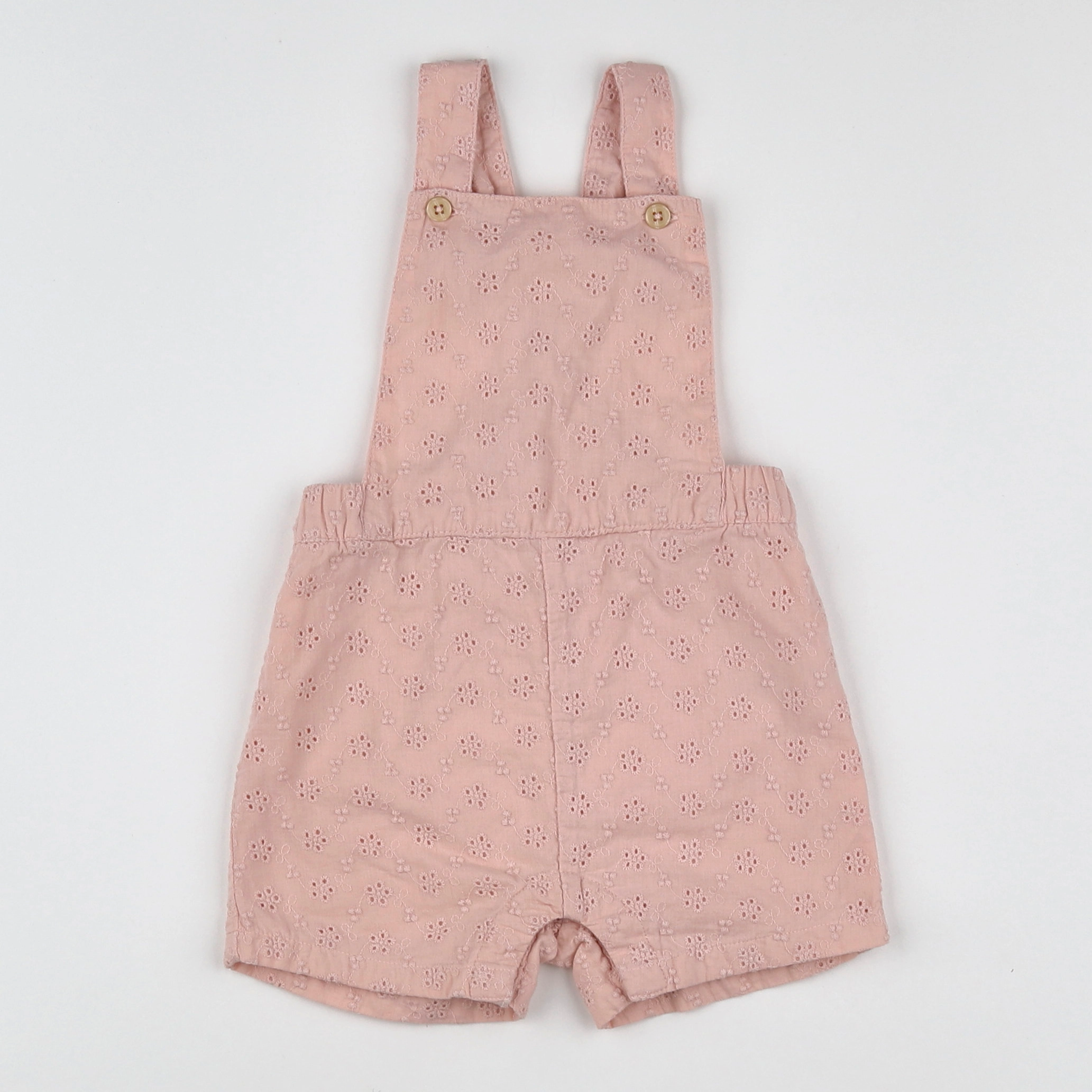 Petit Bateau - salopette rose - 12 mois