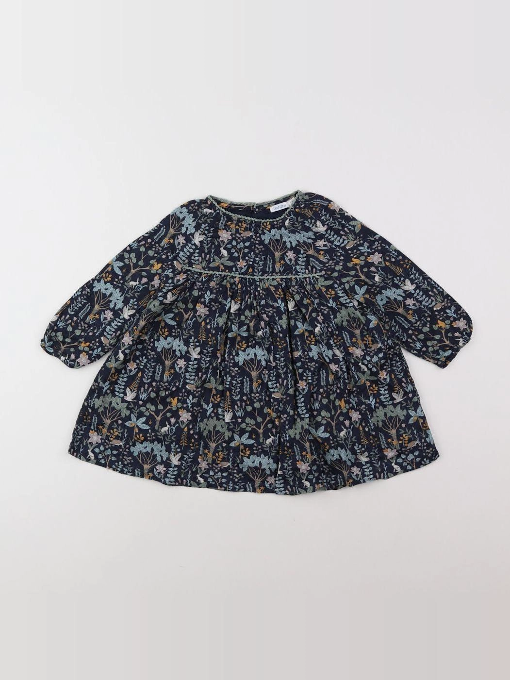 Boutchou - robe multicolore - 12 mois