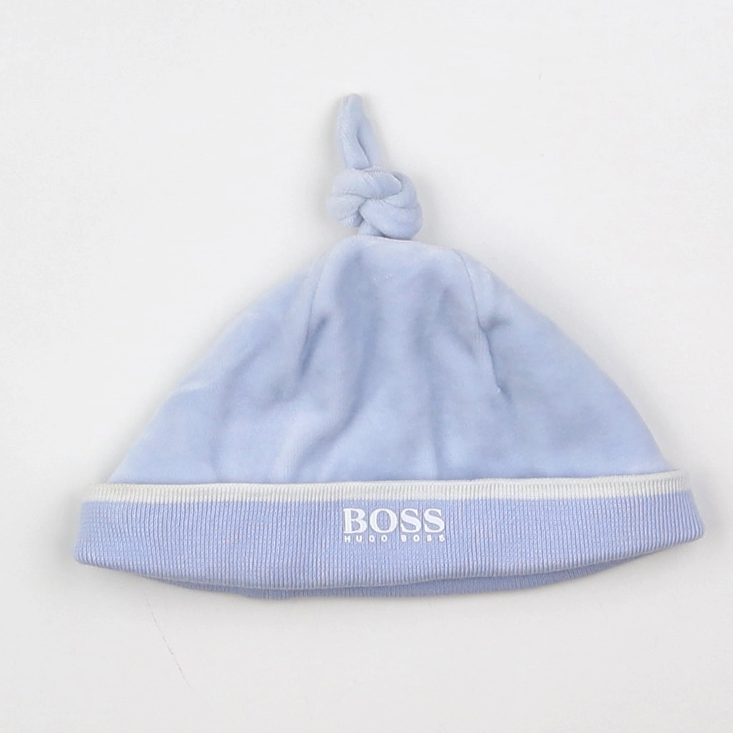 Hugo Boss - bonnet bleu - 6/12 mois