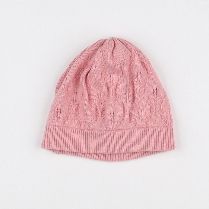 Petit Bateau - bonnet rose - 12/18 mois