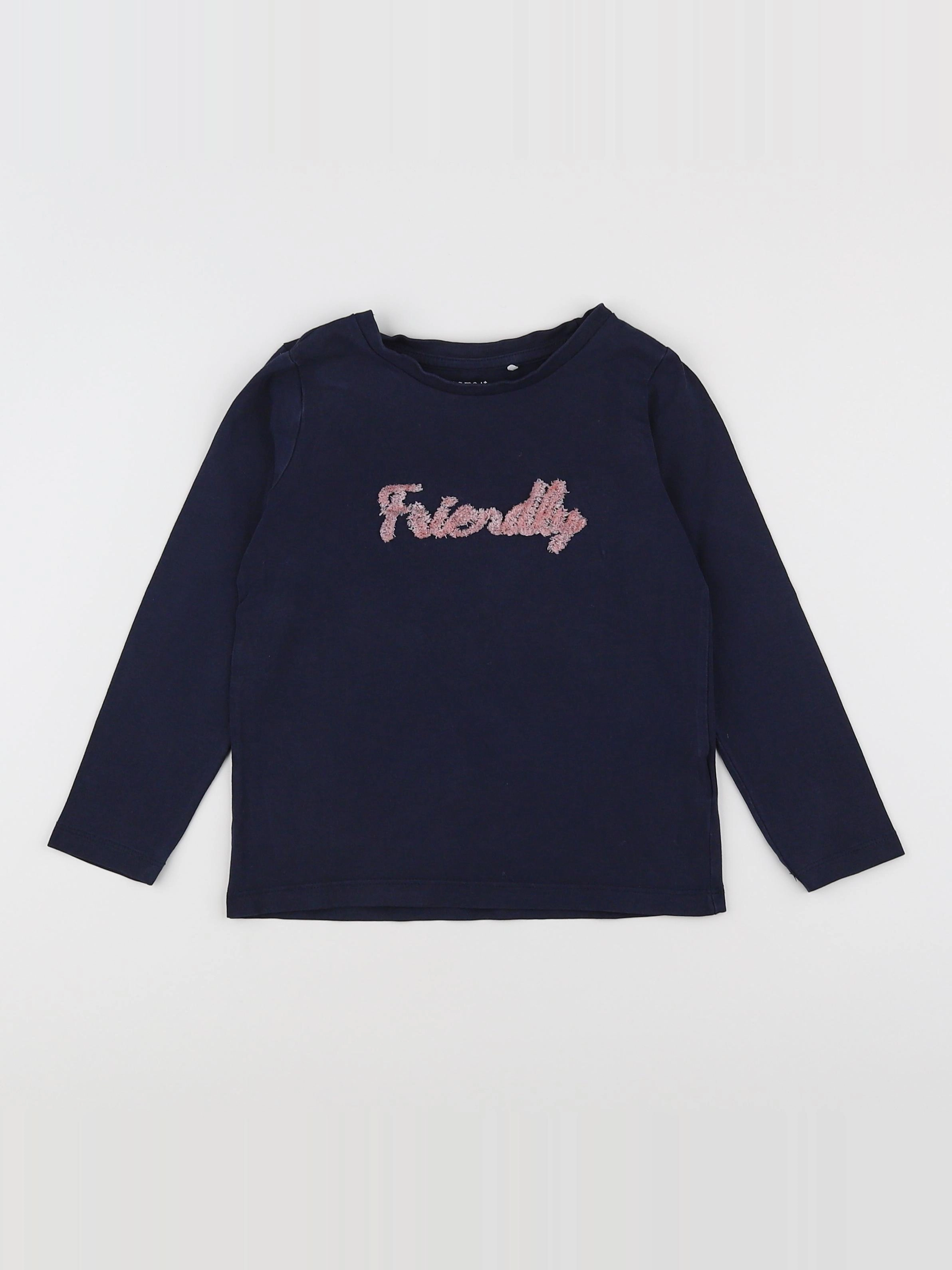Name it - tee-shirt bleu, rose - 4 ans