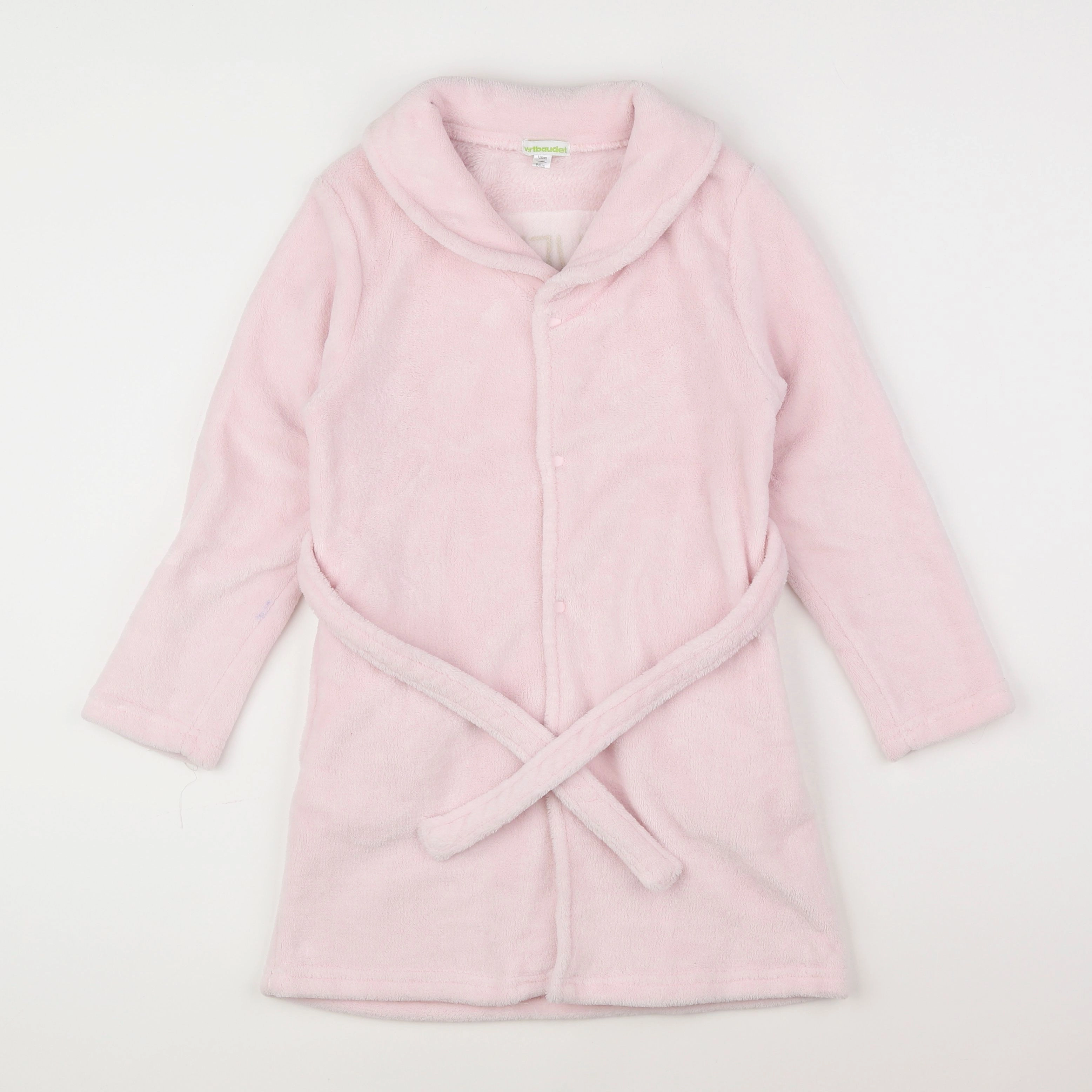 Vertbaudet - robe de chambre rose - 8 ans