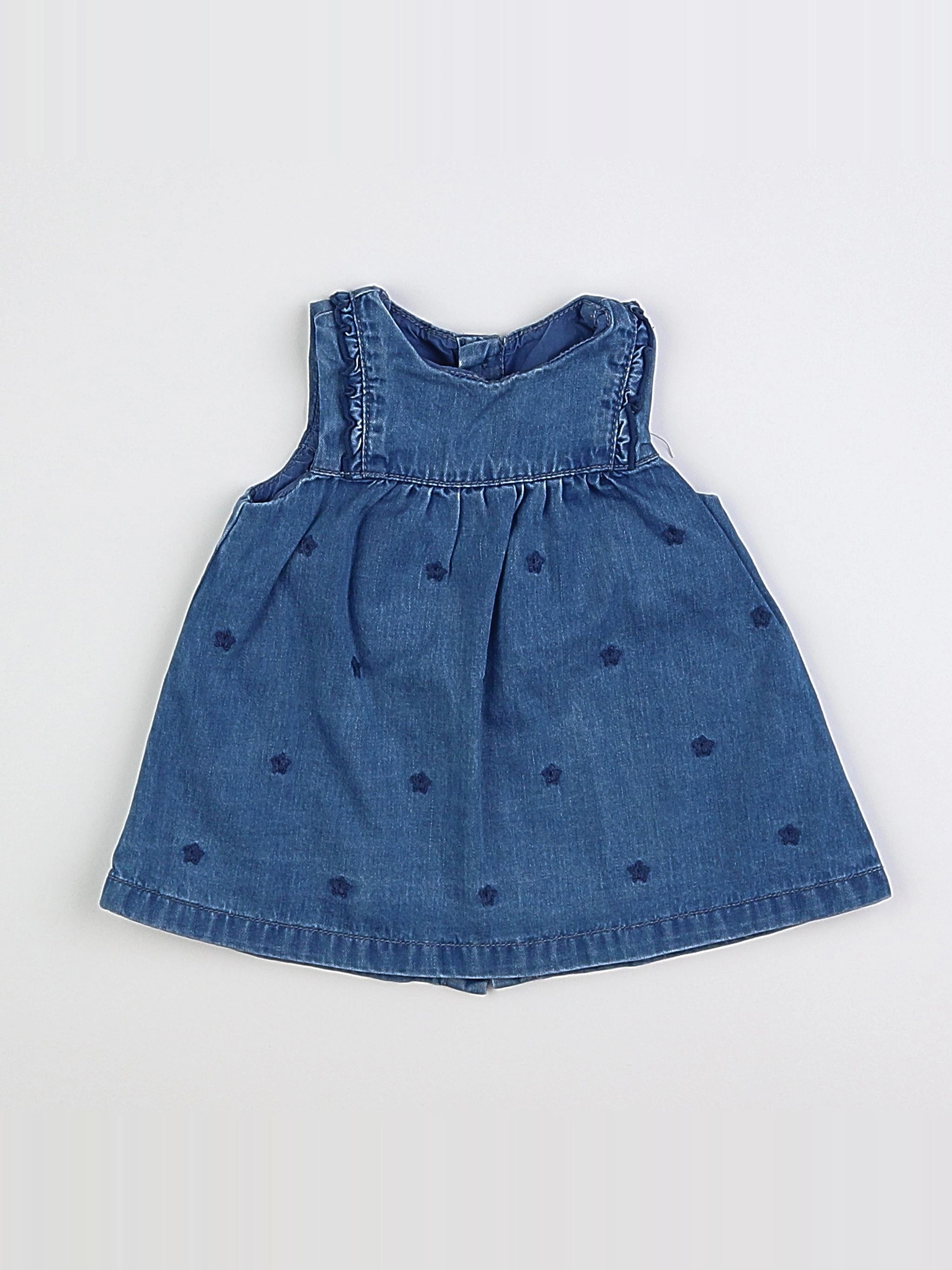 Zara - robe bleu - 1/3 mois