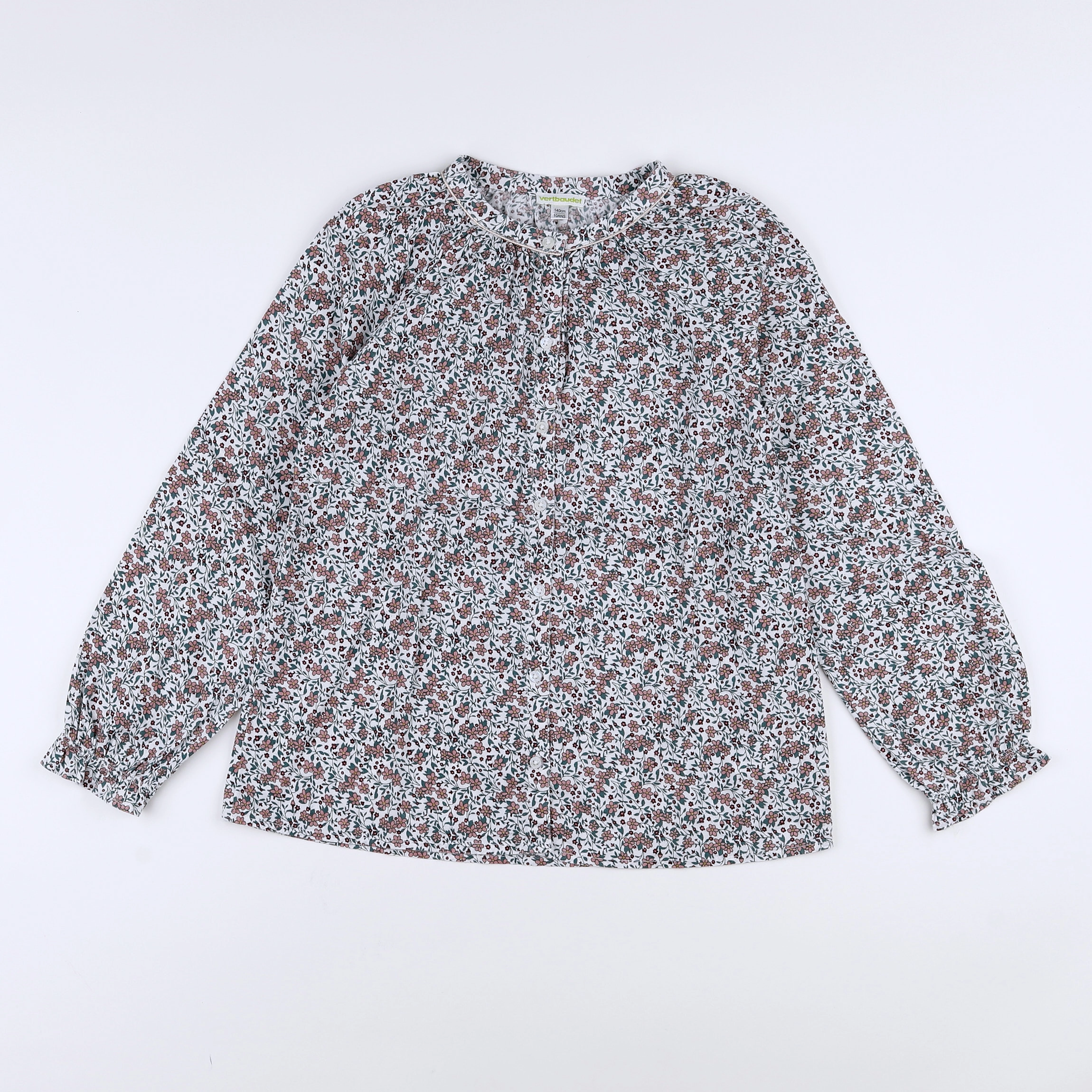 Vertbaudet - blouse multicolore - 10 ans