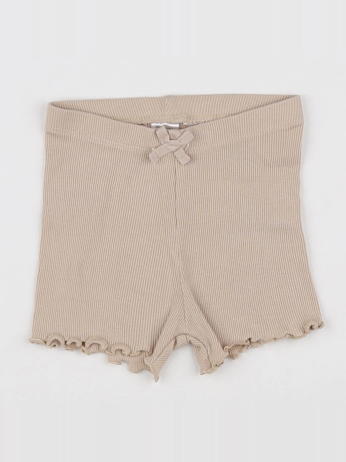 H&M - short beige - 9/12 mois