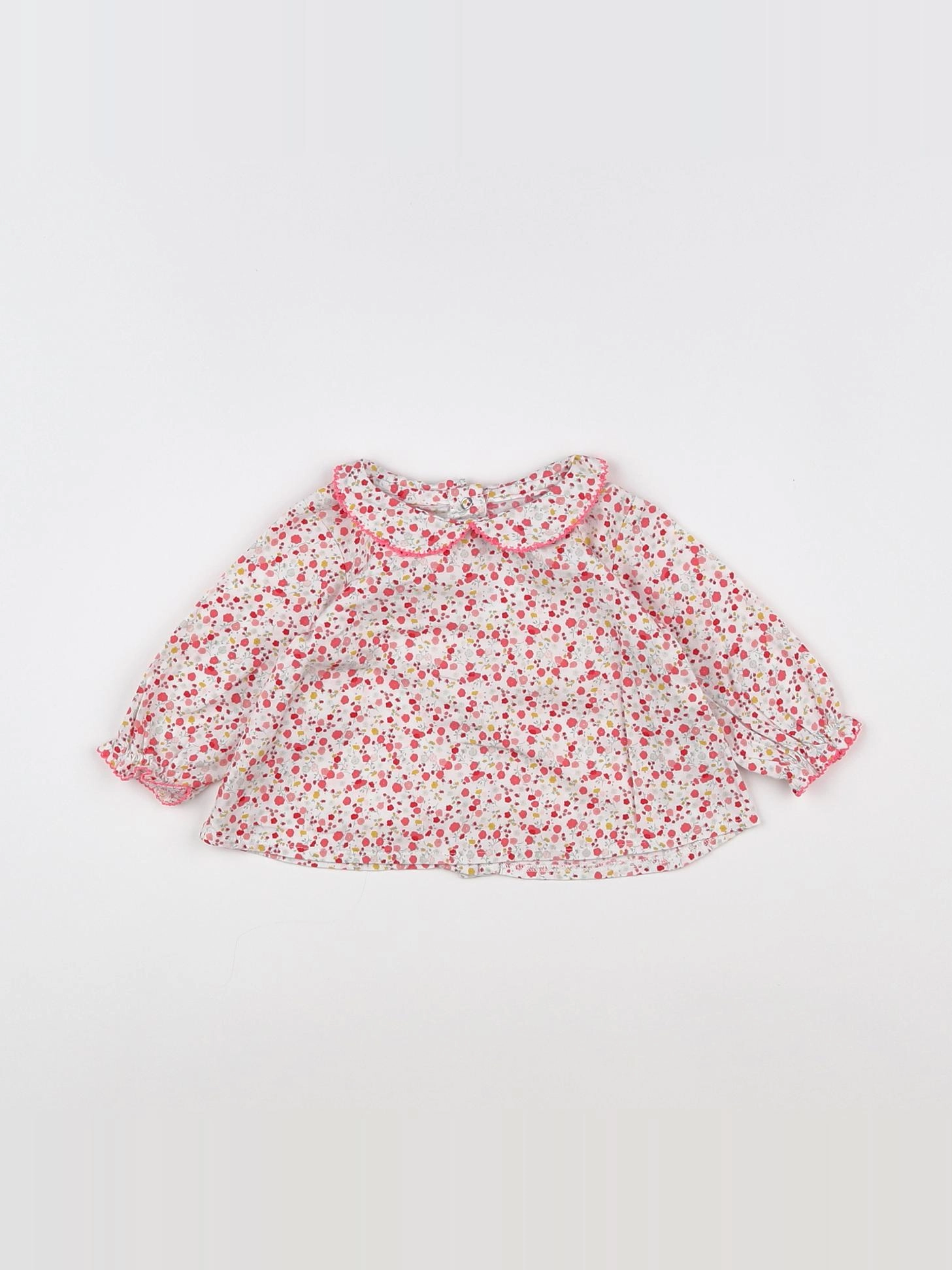 Petit Bateau - blouse multicolore - 3 mois
