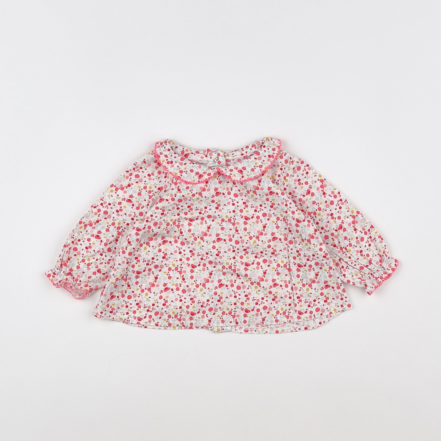 Petit Bateau - blouse multicolore - 3 mois