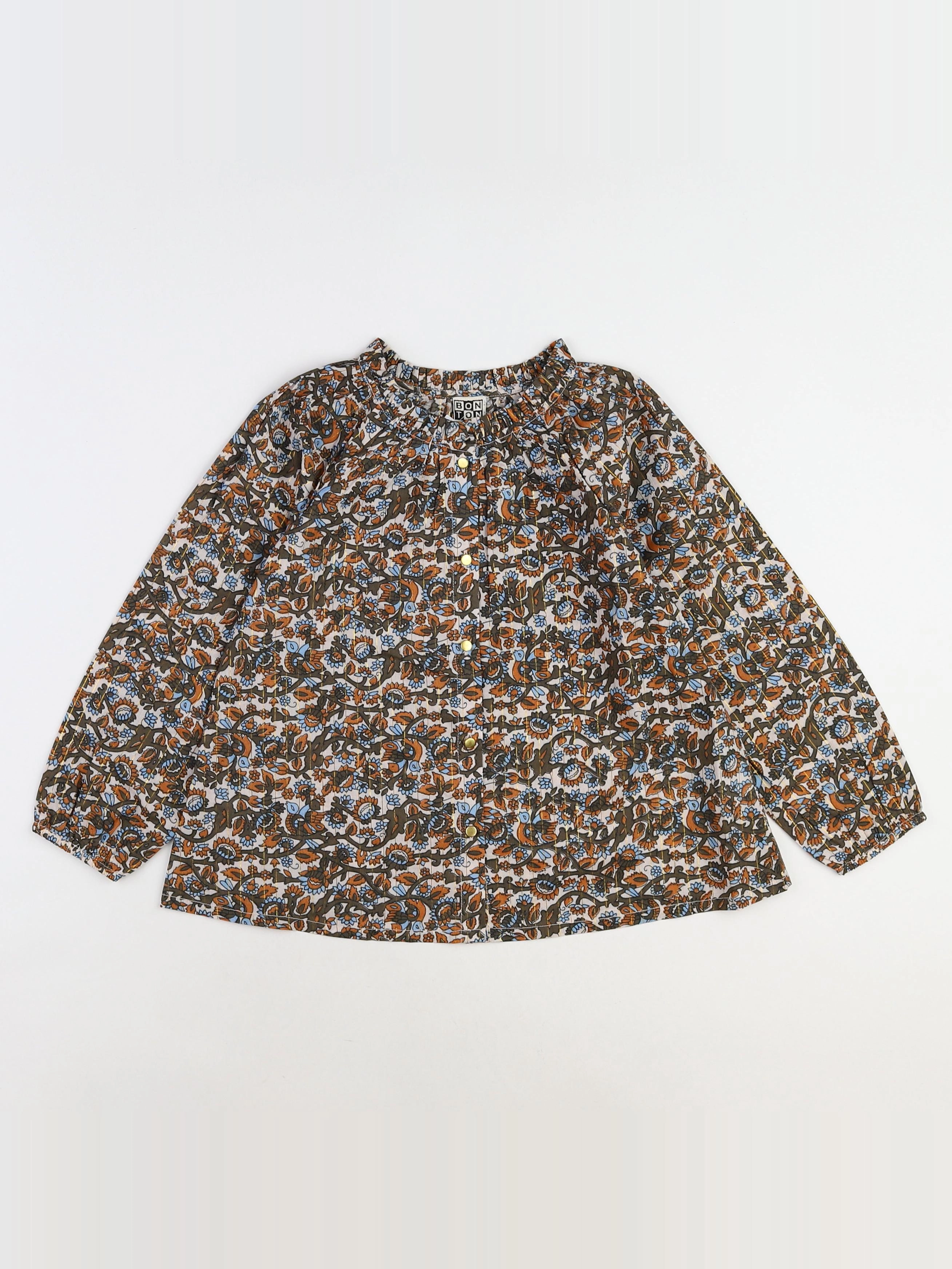 Bonton - blouse marron (neuf) - 6 ans