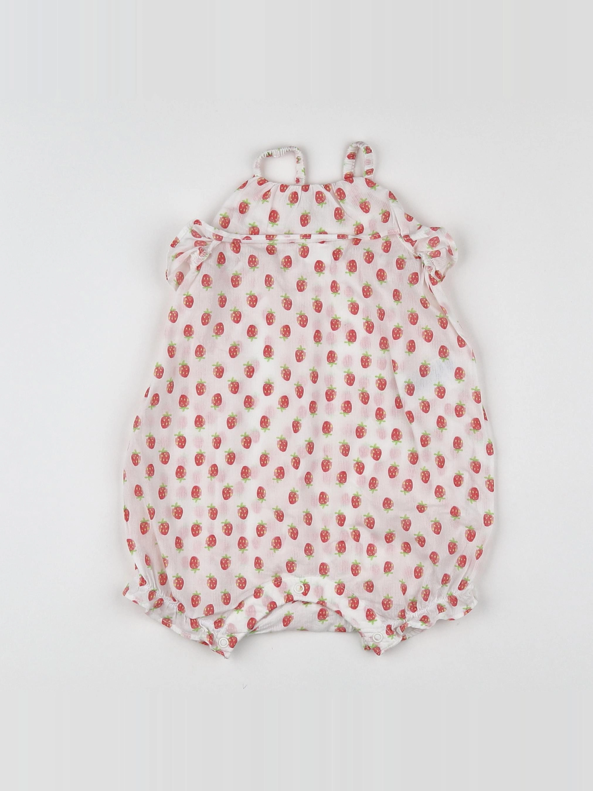 H&M - combinaison rouge - 3/6 mois