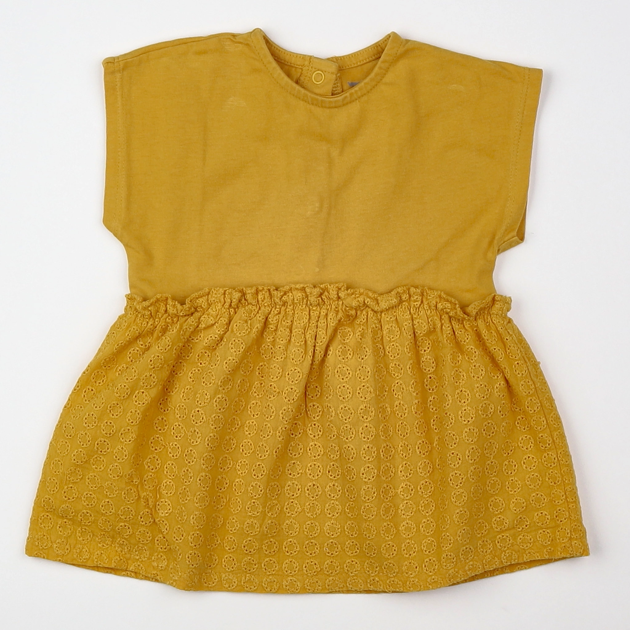 Vertbaudet - robe jaune - 3 mois