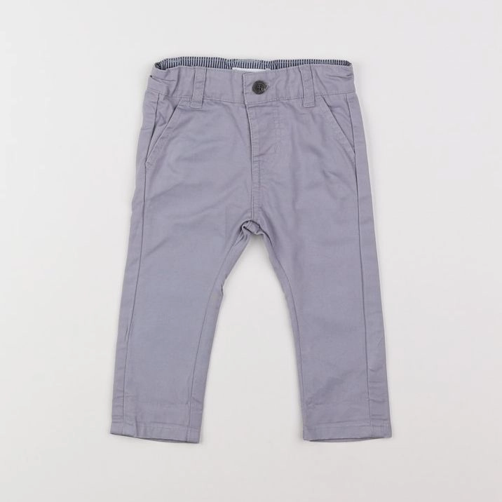 Vertbaudet - pantalon gris - 3 mois