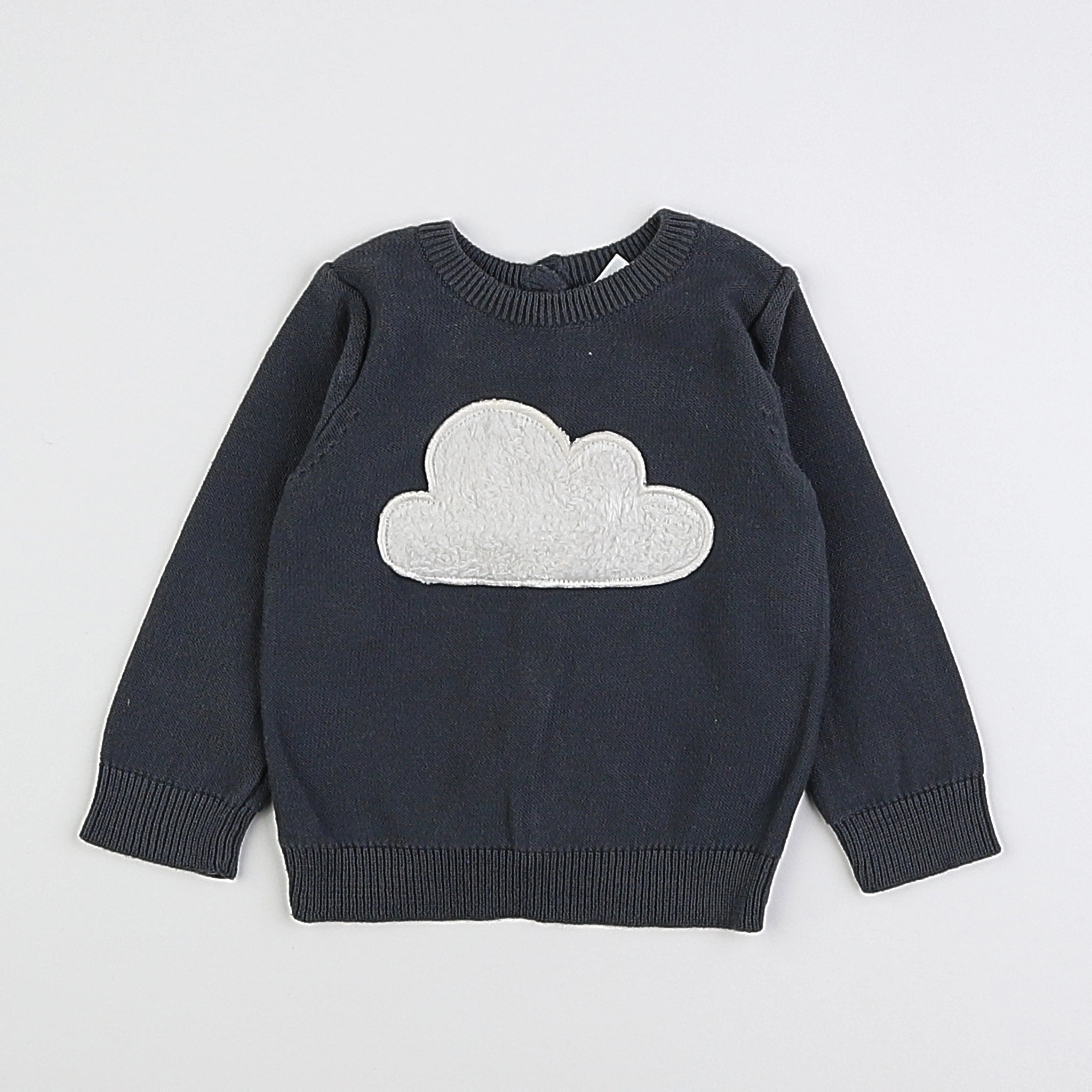 La Redoute - pull gris - 3 mois