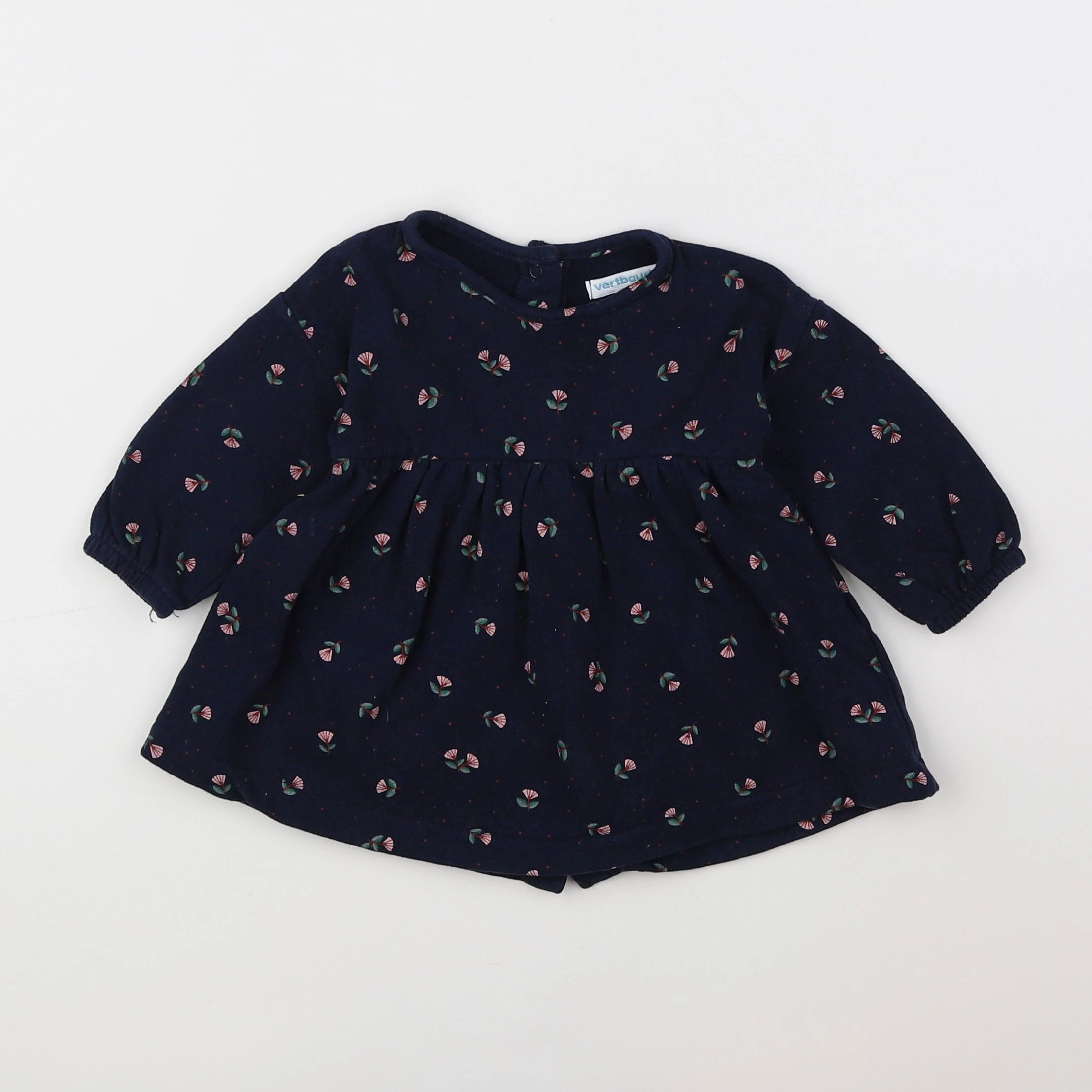 Vertbaudet - robe bleu - 6 mois