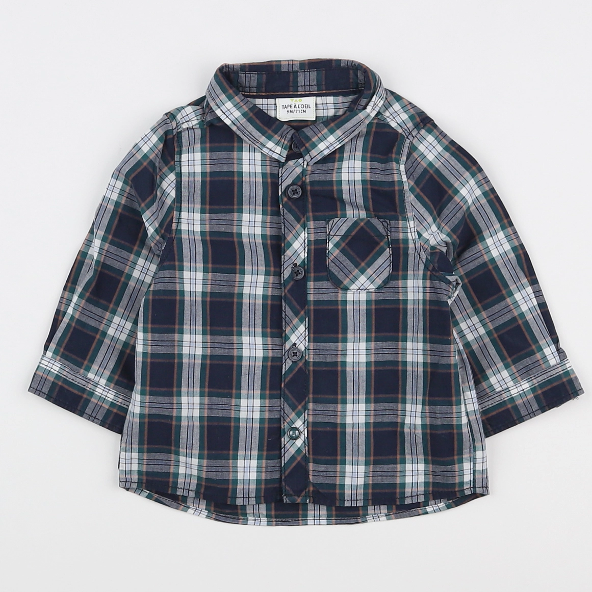 Tape à l'oeil - chemise multicolore - 9 mois