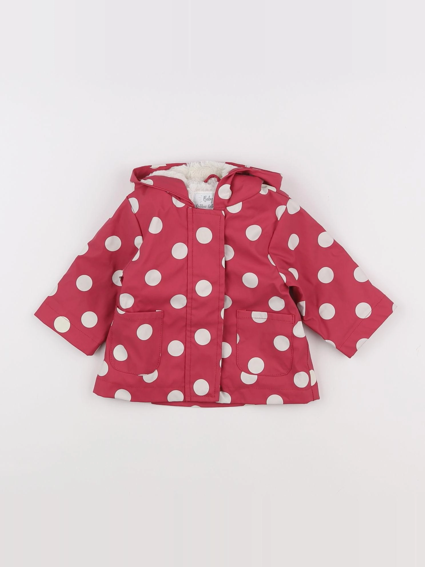 Vertbaudet - imperméable rose - 3 mois