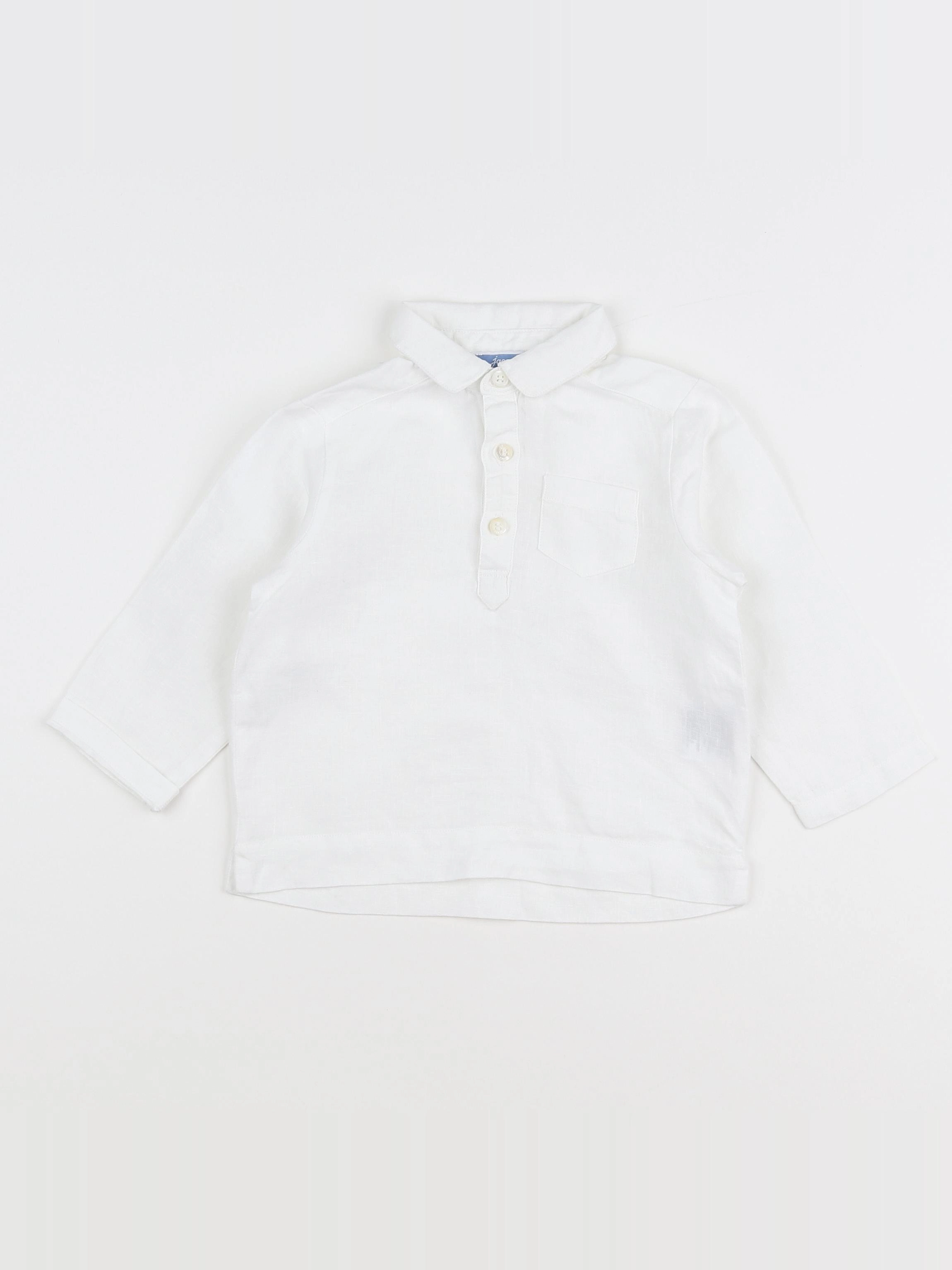 Jacadi - chemise blanc - 12 mois