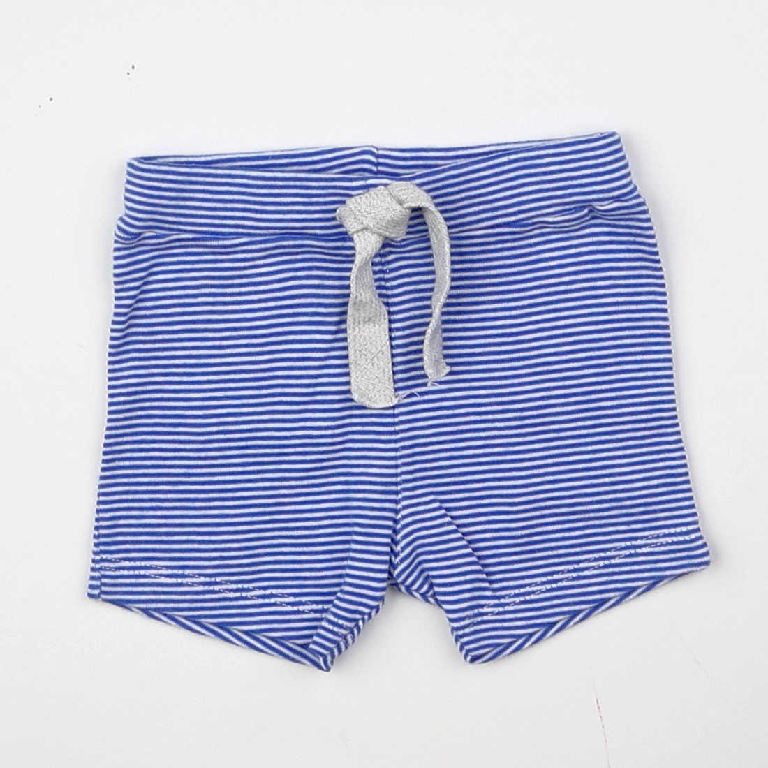 Petit Bateau - short blanc, bleu - 3 mois
