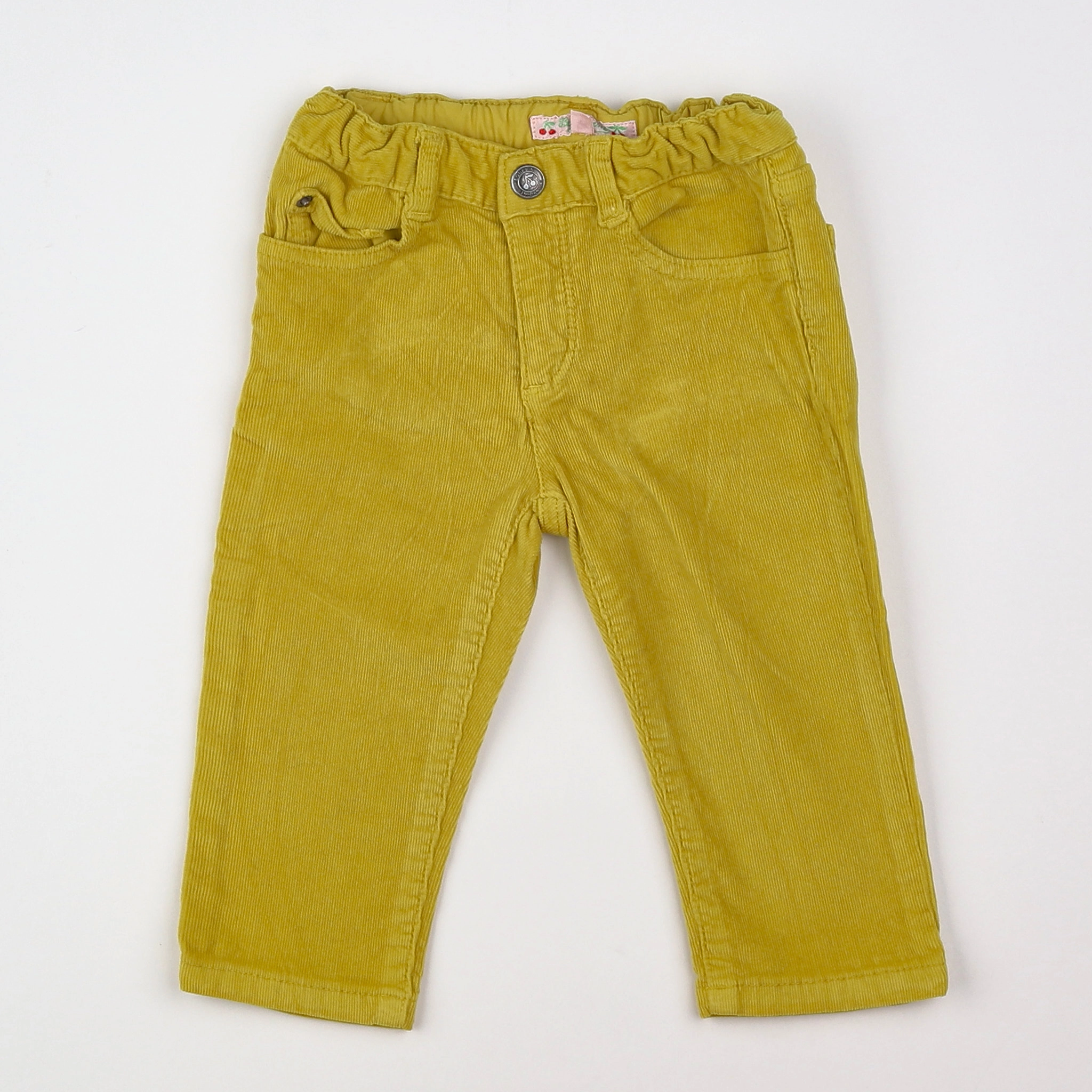 Bonpoint - pantalon jaune - 12 mois