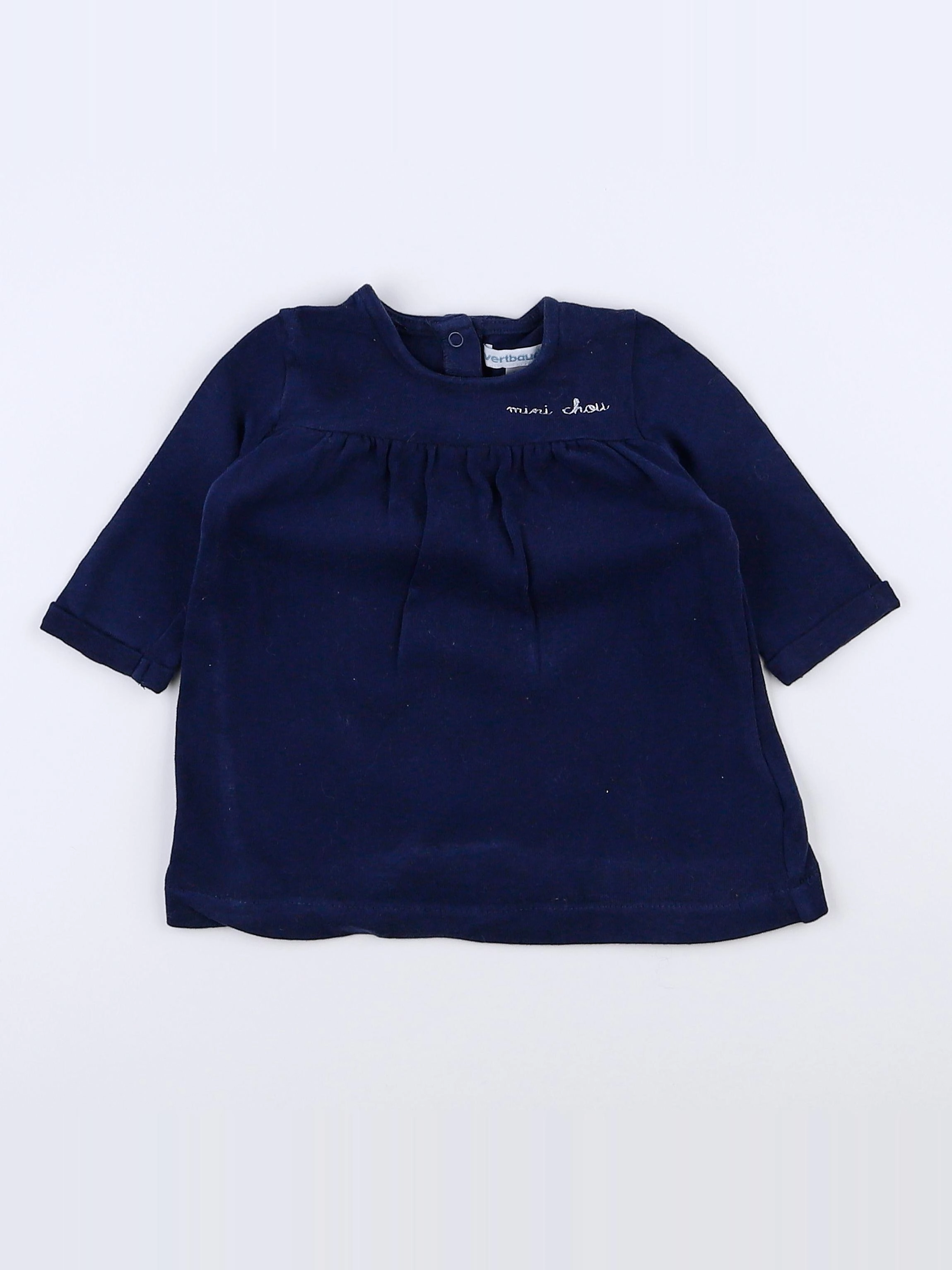 Vertbaudet - robe bleu - 3 mois