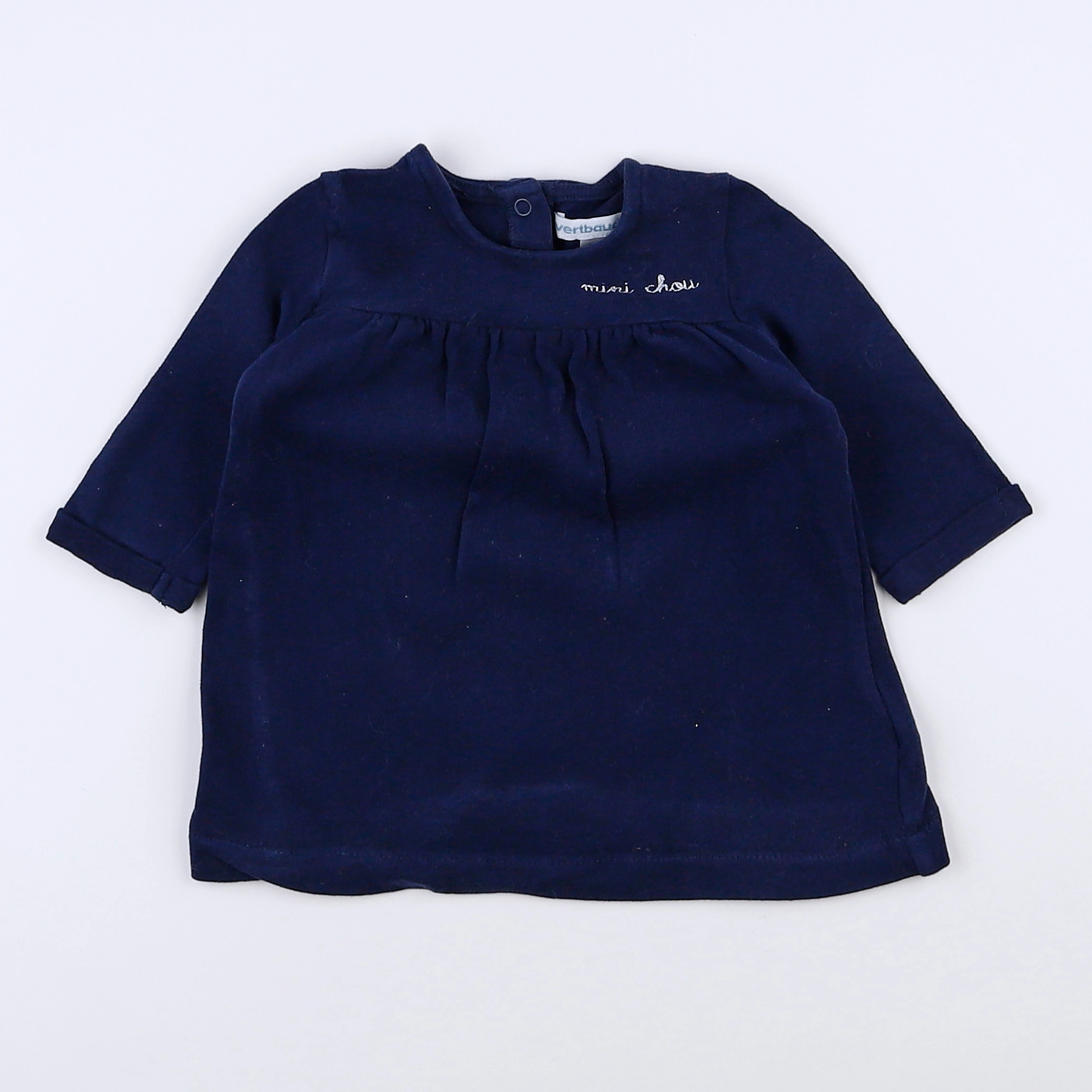 Vertbaudet - robe bleu - 3 mois