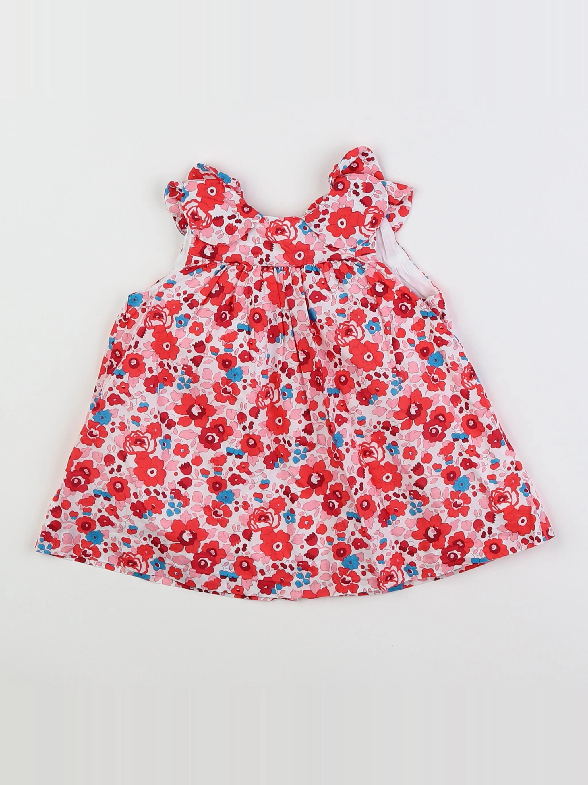 Jacadi - robe liberty multicolore - 6 mois