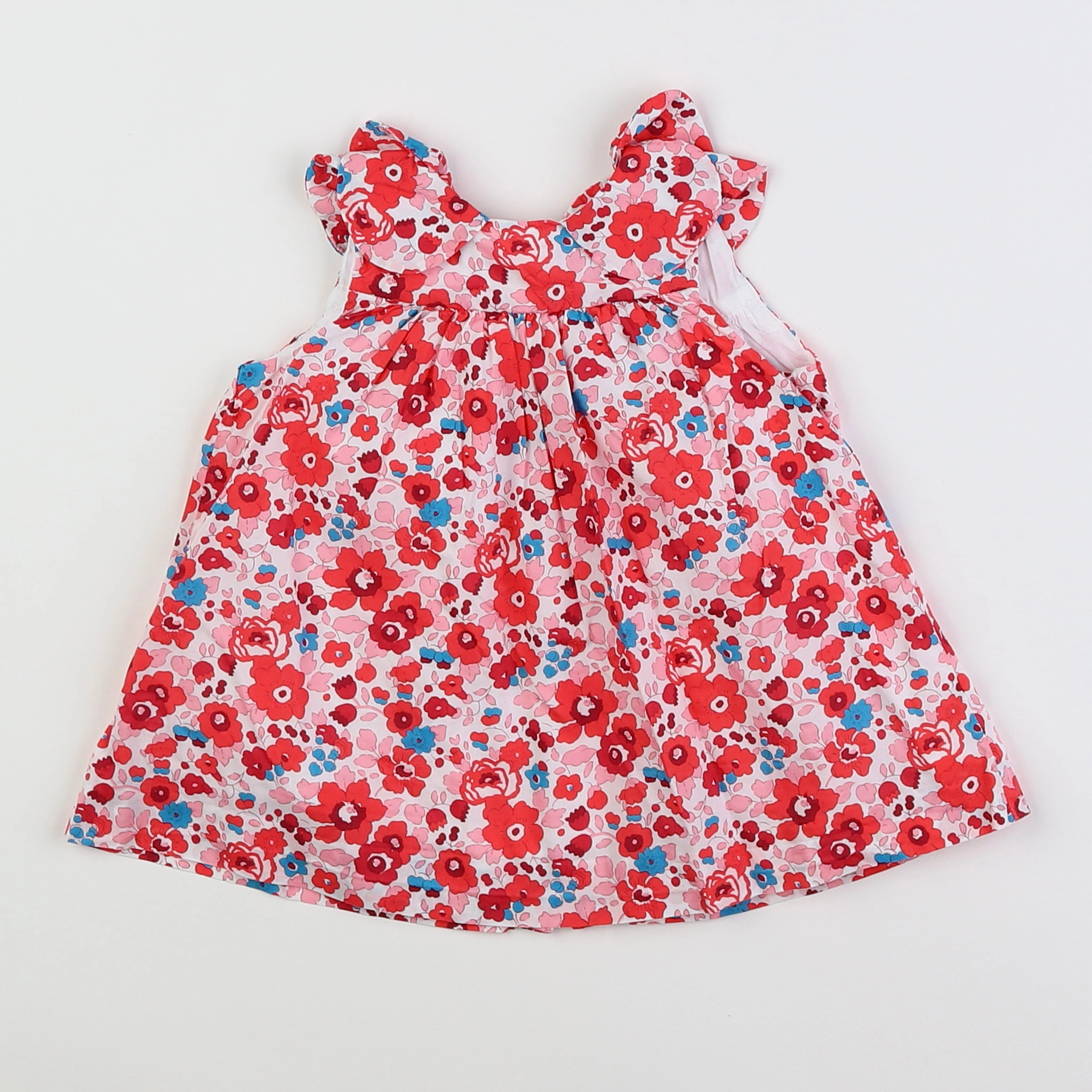 Jacadi - robe liberty multicolore - 6 mois