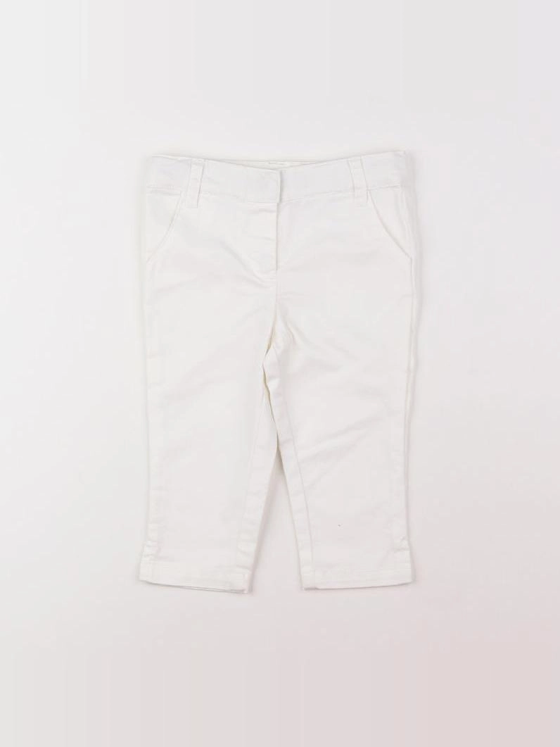 Vertbaudet - pantalon blanc - 3 ans