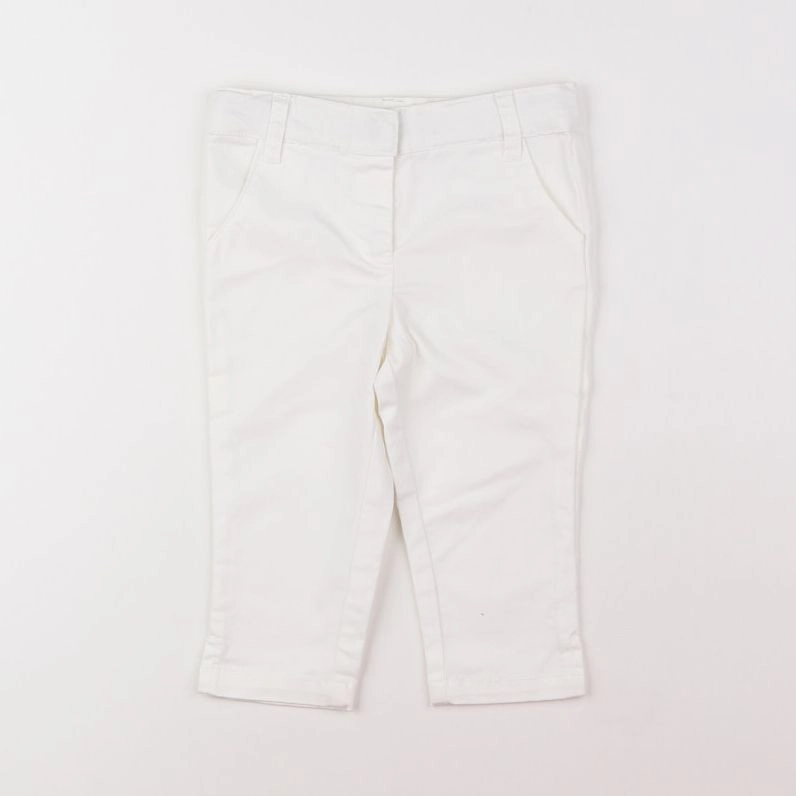 Vertbaudet - pantalon blanc - 3 ans