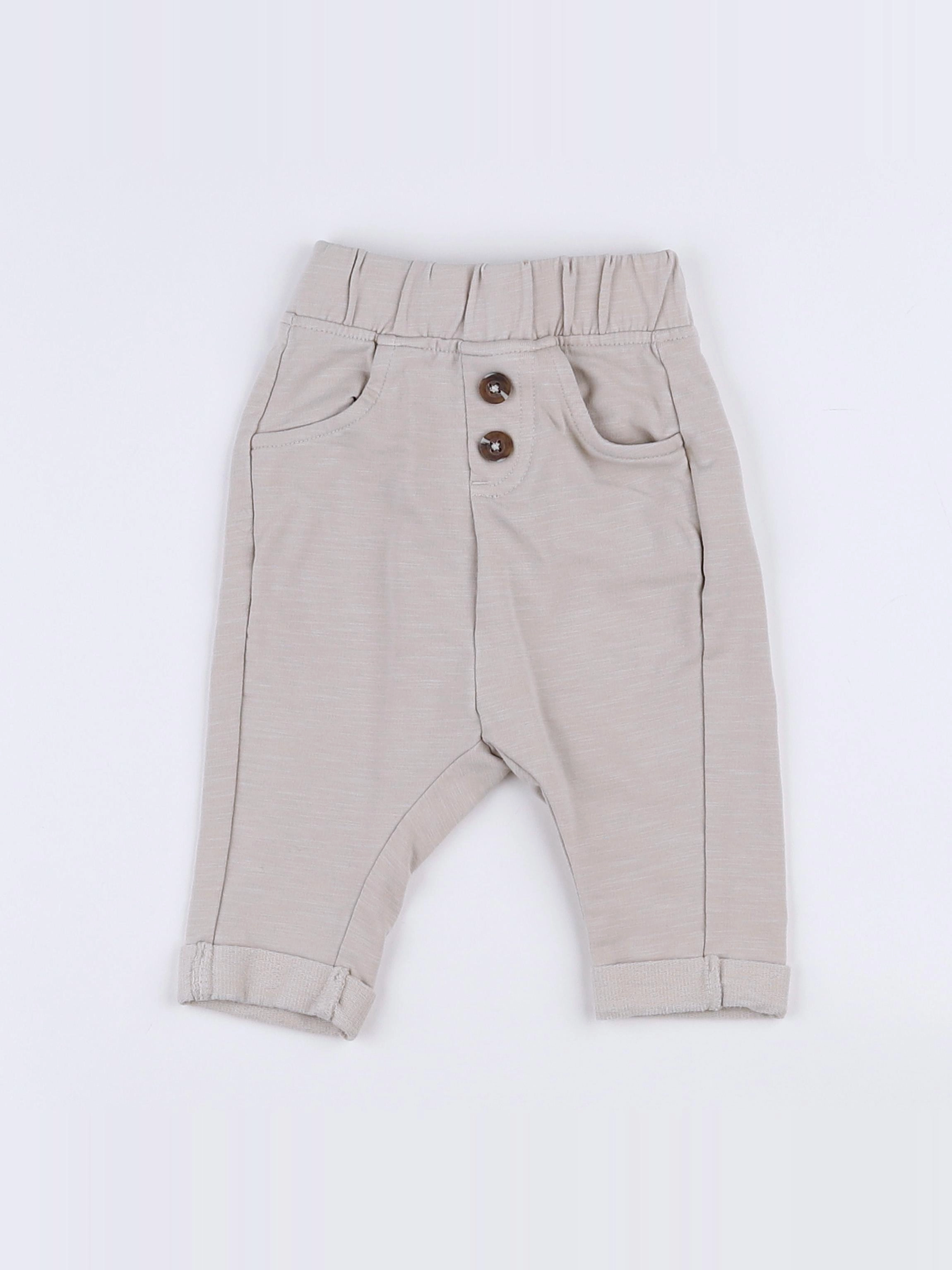 Tape à l'oeil - pantalon beige - 3 mois