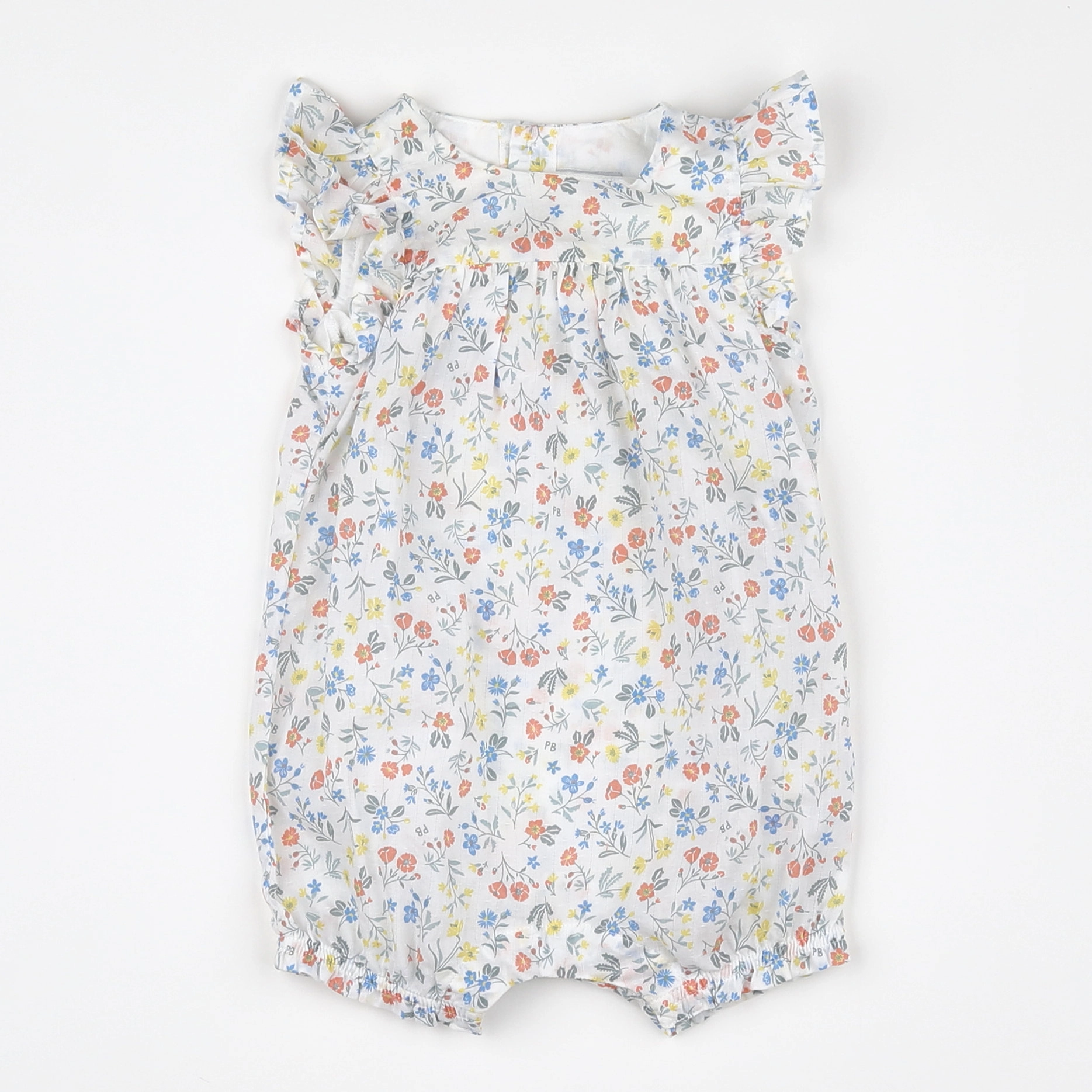 Petit Bateau - combinaison blanc - 3 mois
