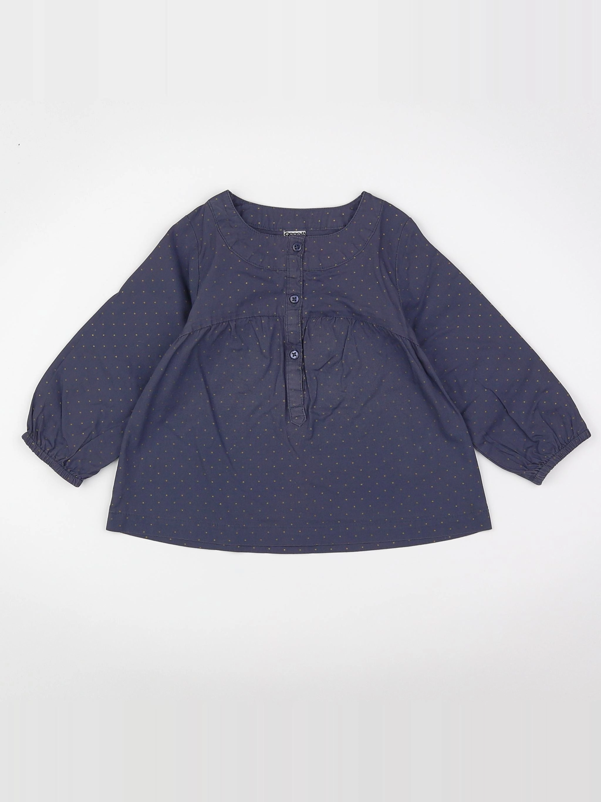 Tape à l'oeil - blouse gris - 18 mois