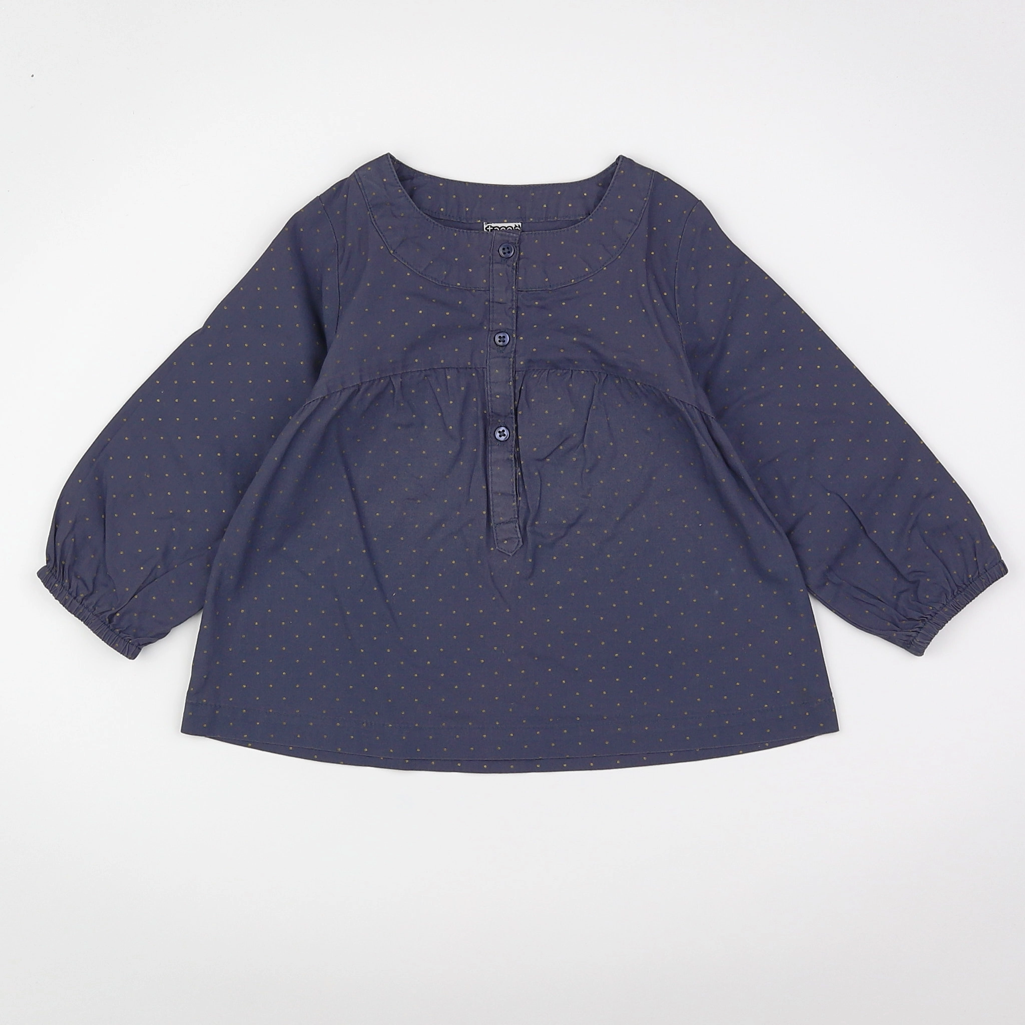 Tape à l'oeil - blouse gris - 18 mois