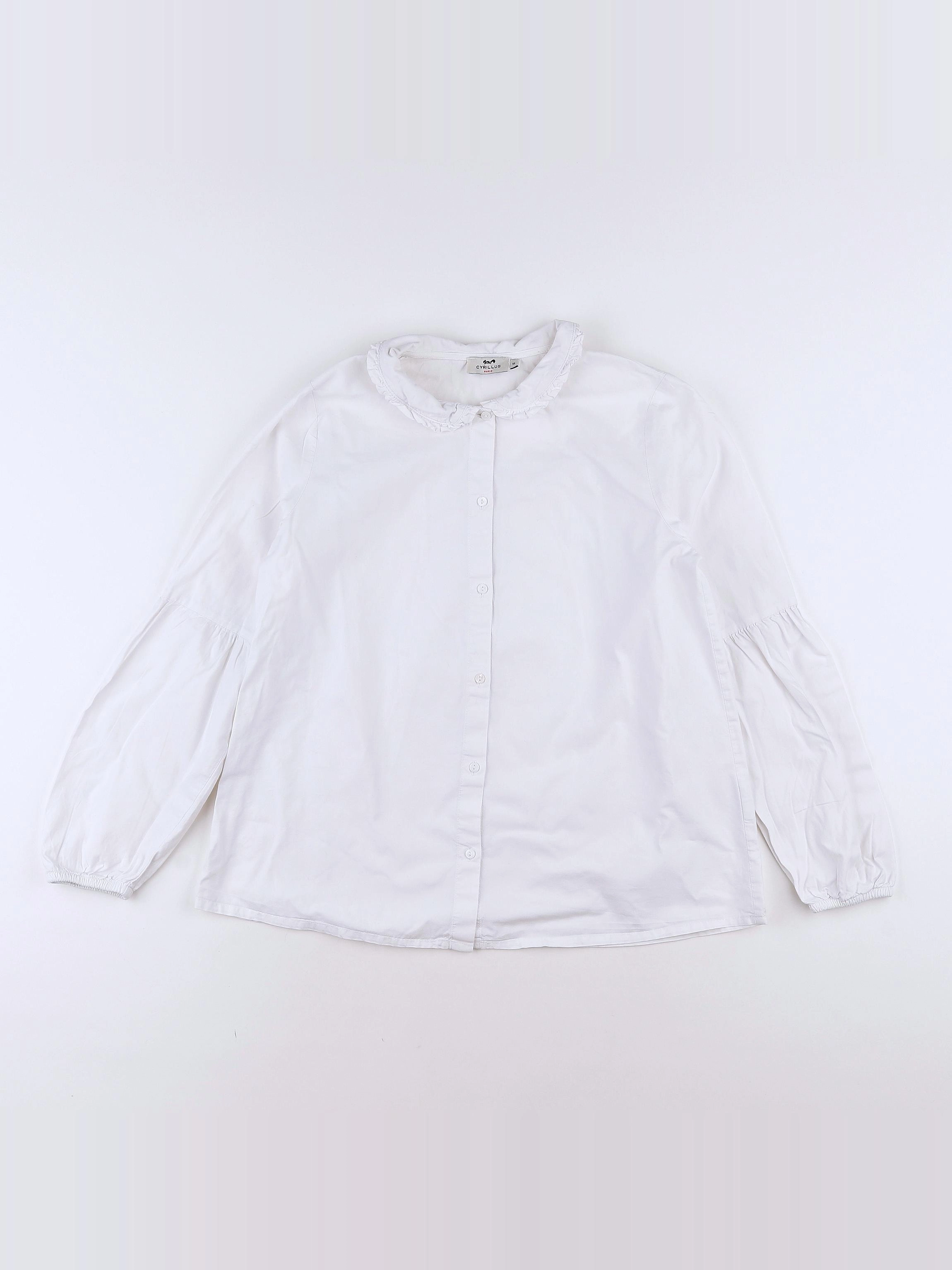Cyrillus - blouse blanc - 12 ans