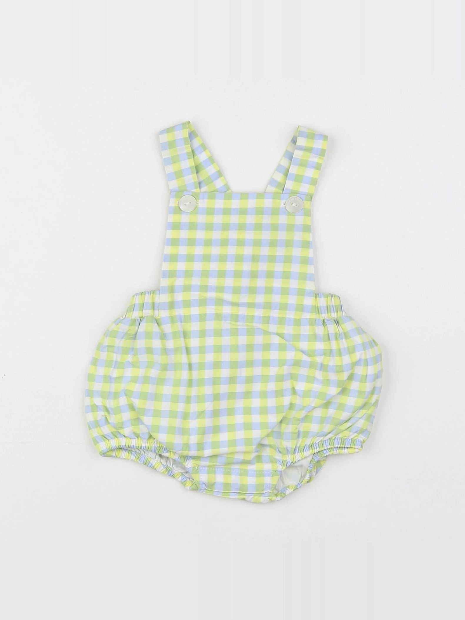 Jacadi - salopette jaune, bleu - 3 mois