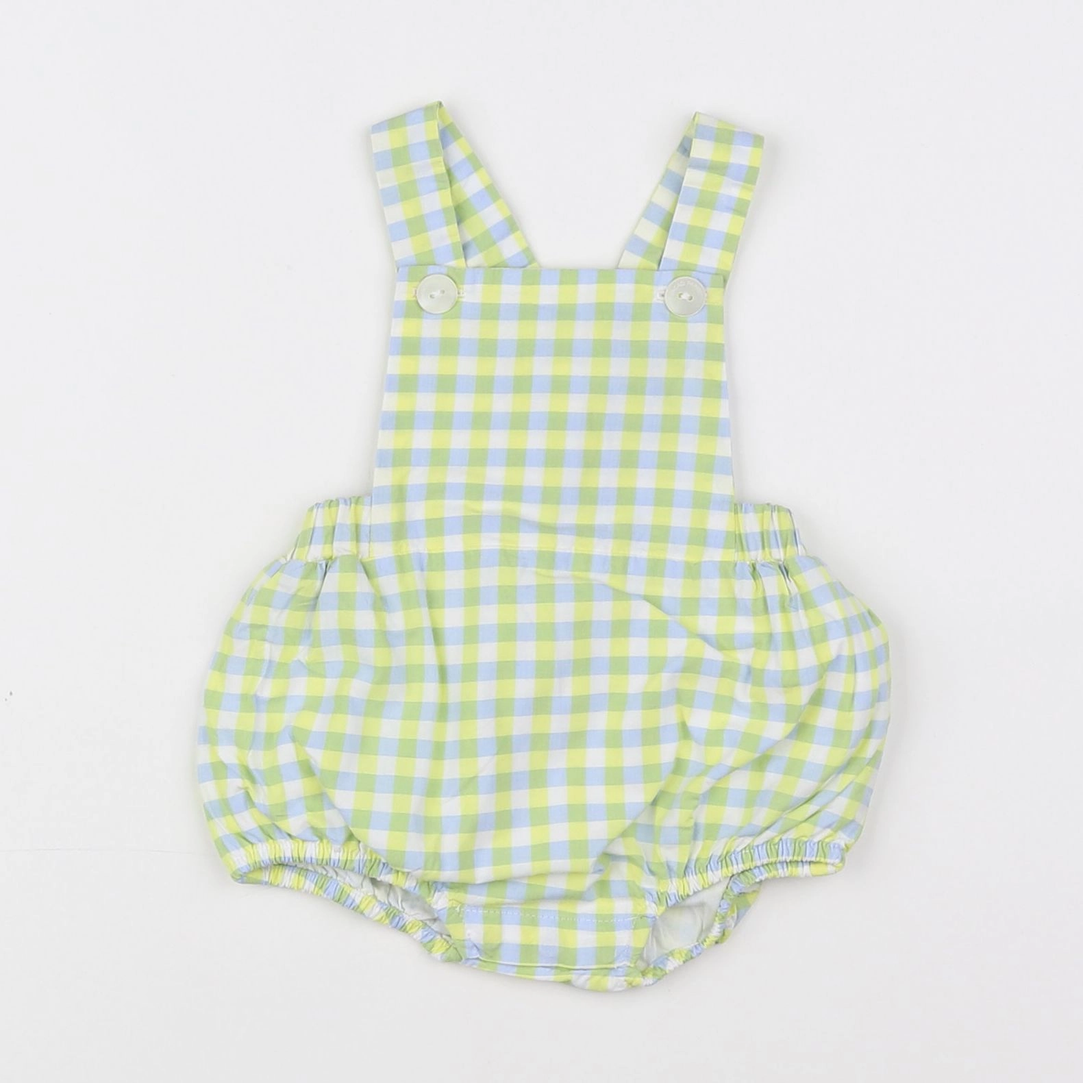 Jacadi - salopette jaune, bleu - 3 mois