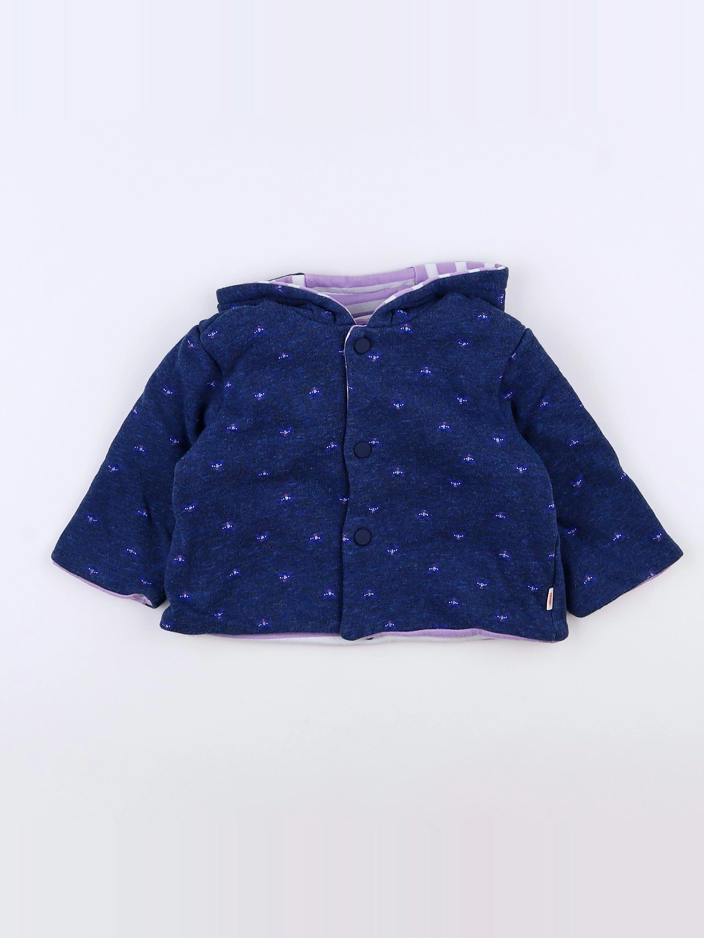 Catimini - sweat bleu - 9 mois
