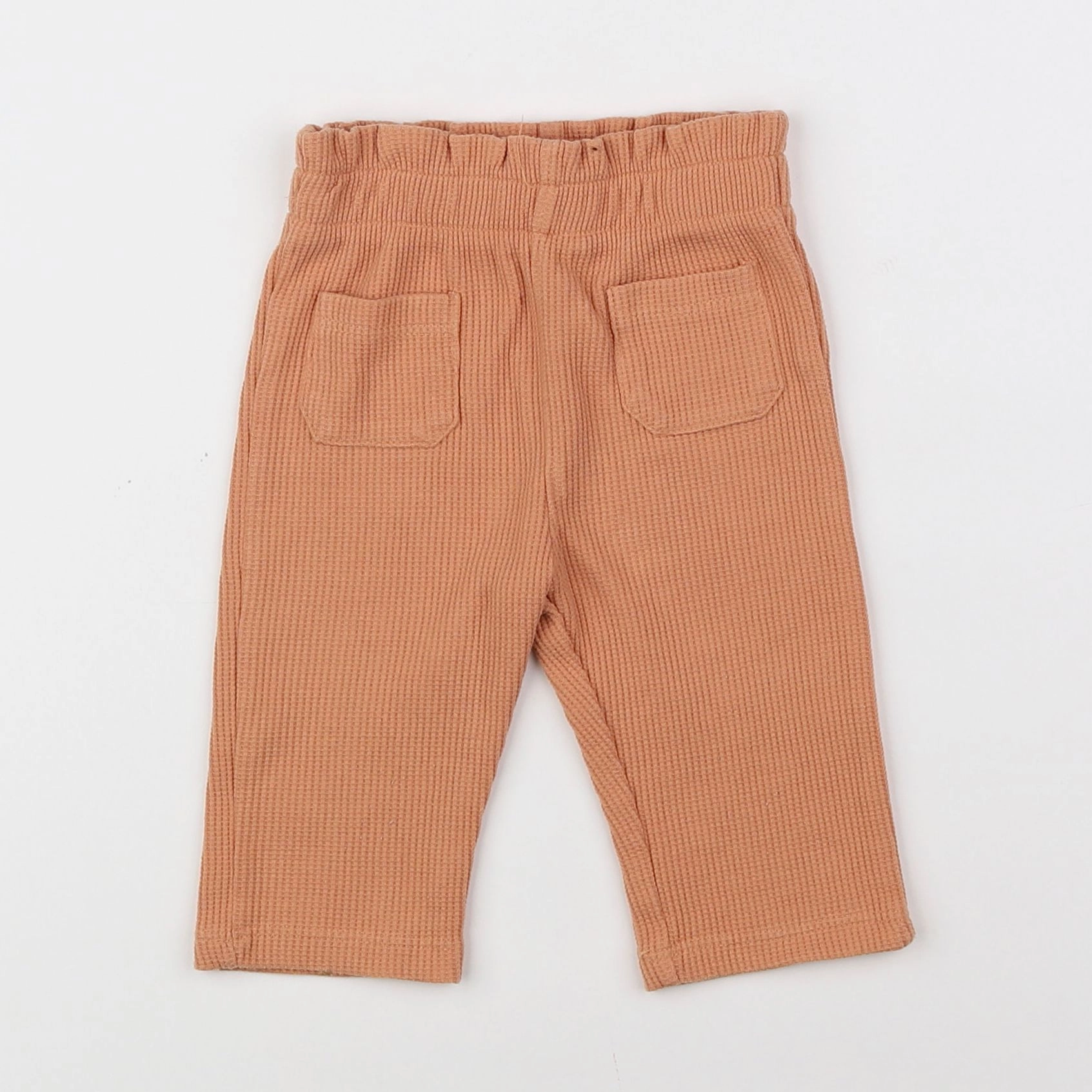 Vertbaudet - pantalon orange - 6 mois