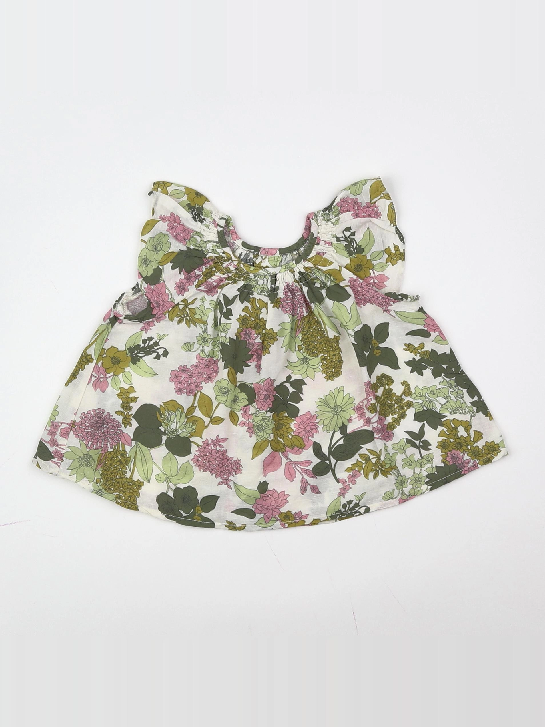 Bonpoint - blouse vert - 6 mois