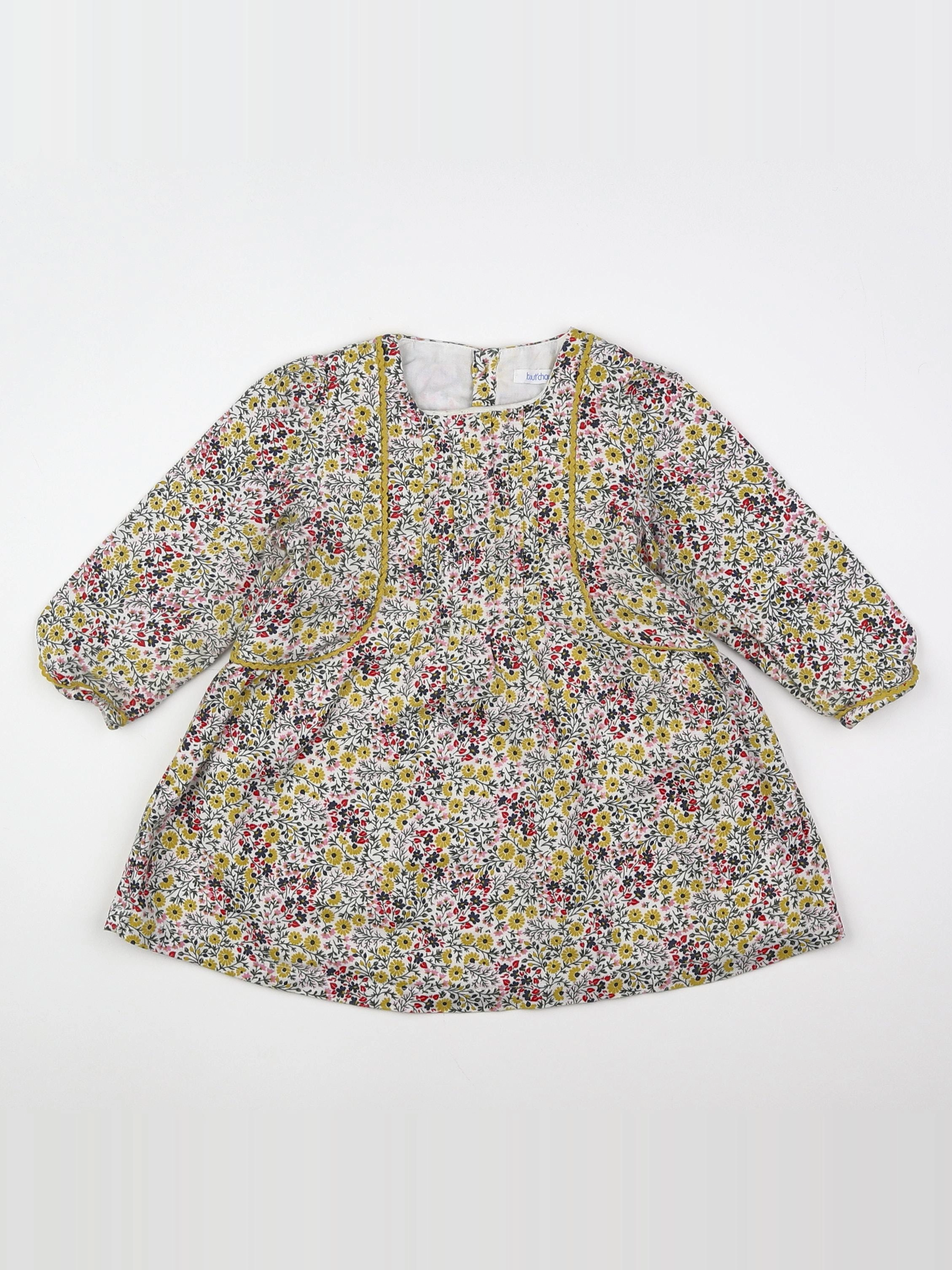 Boutchou - robe multicolore - 9 mois