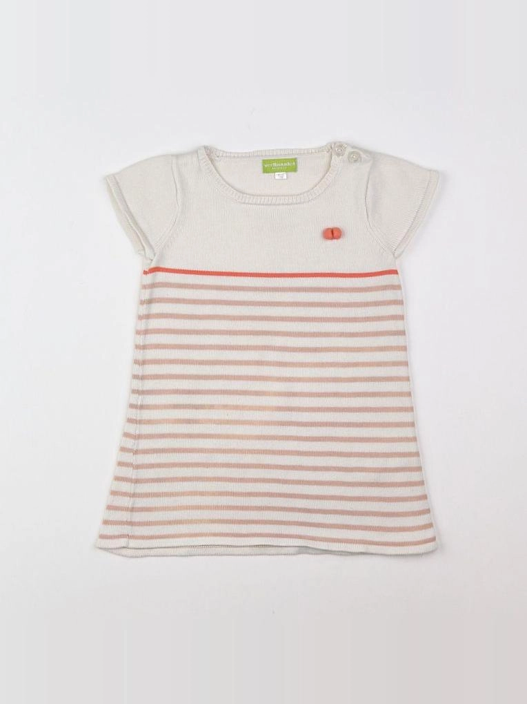 Vertbaudet - robe blanc - 18 mois